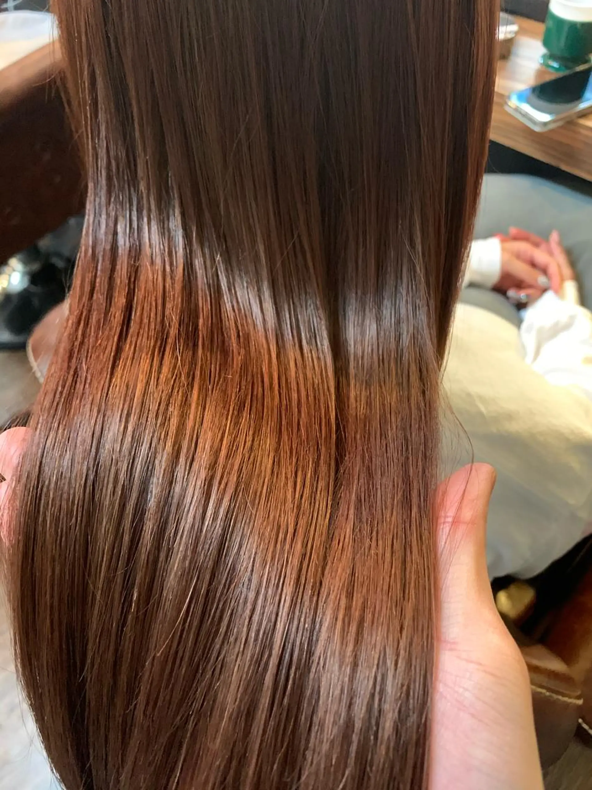 セミロング カット 縮毛矯正 トリートメント ヘアセット ✨上村 潤平✨メンズヘア✨のヘアスタイル