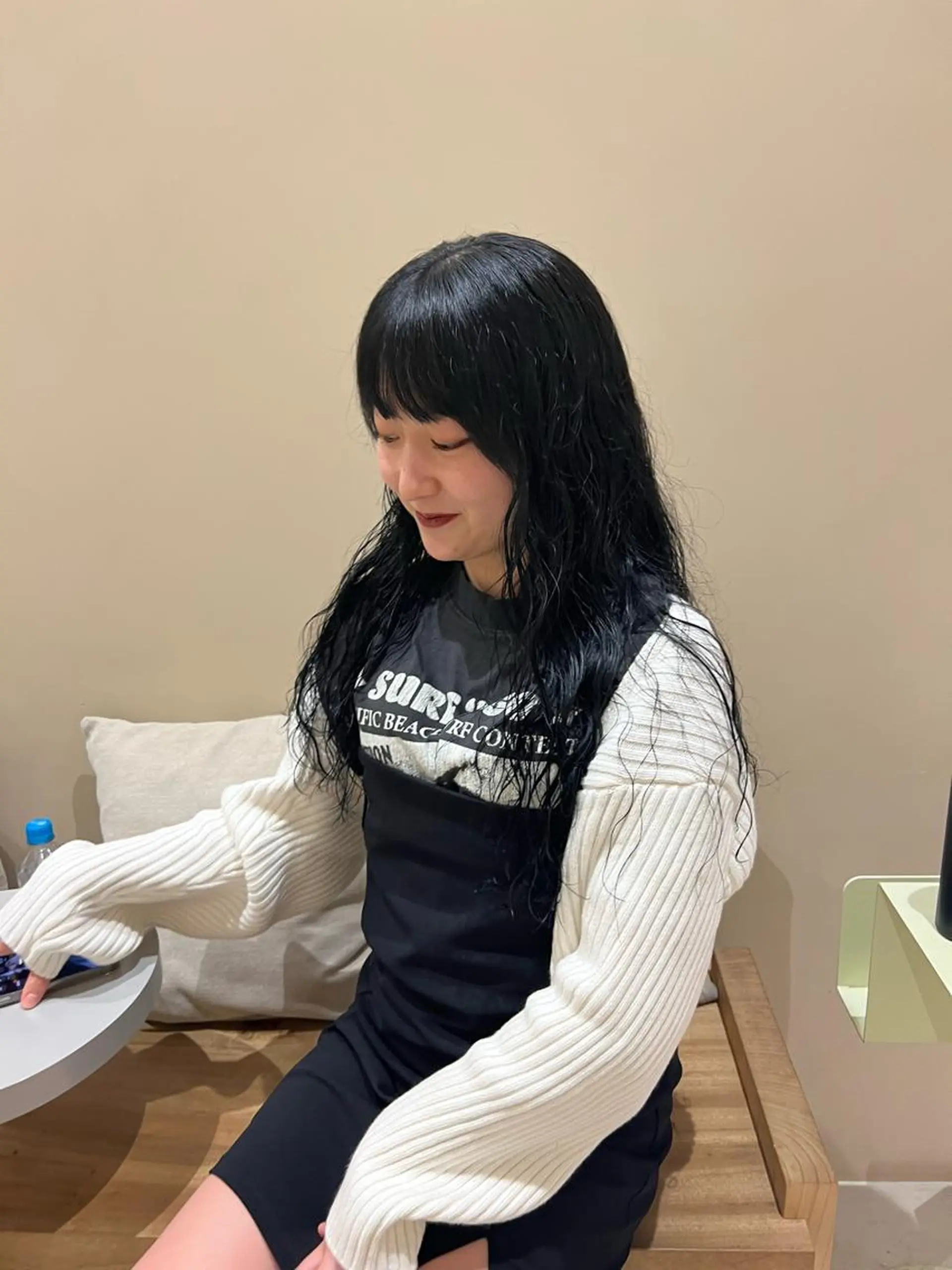 ロング レイヤーカット NERO加藤木麻彩のヘアスタイル