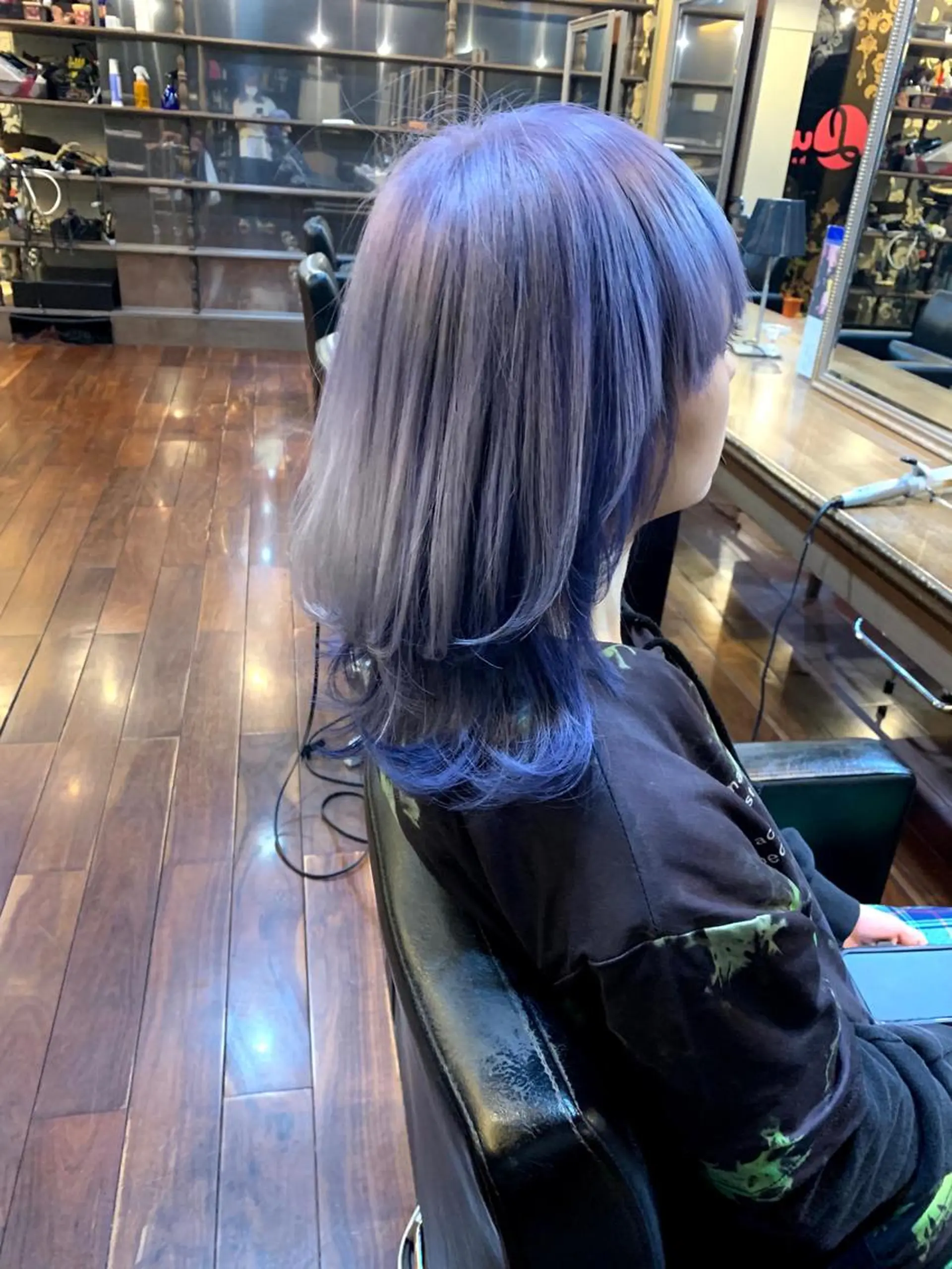 セミロング カラー ヘアアレンジ 吉本 yoshimotoのヘアスタイル