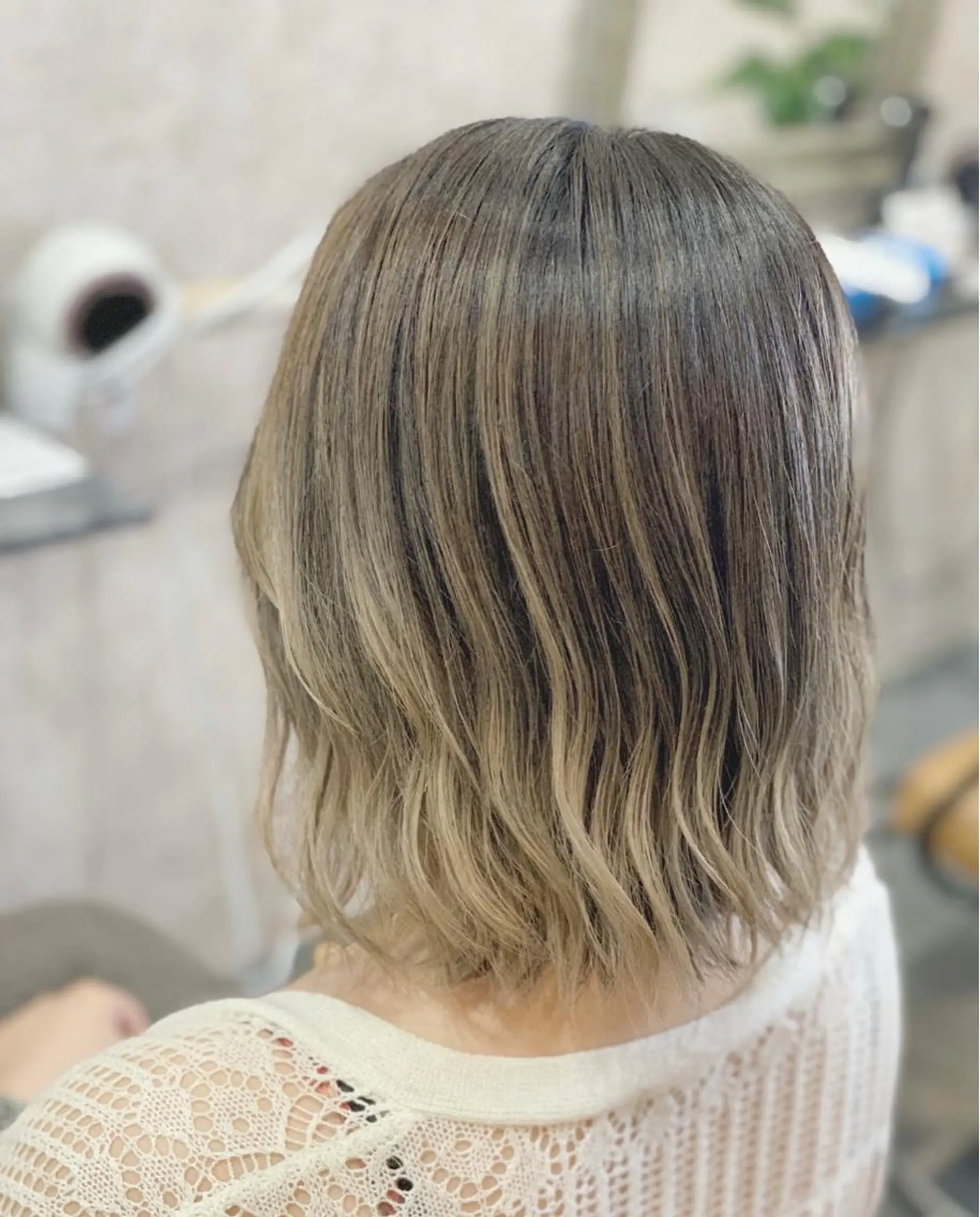 セミロング レイヤーカット ank classic hair【アンククラシックヘアー】所属・メンズスタイル バレイヤージュ　齋藤のヘアスタイル