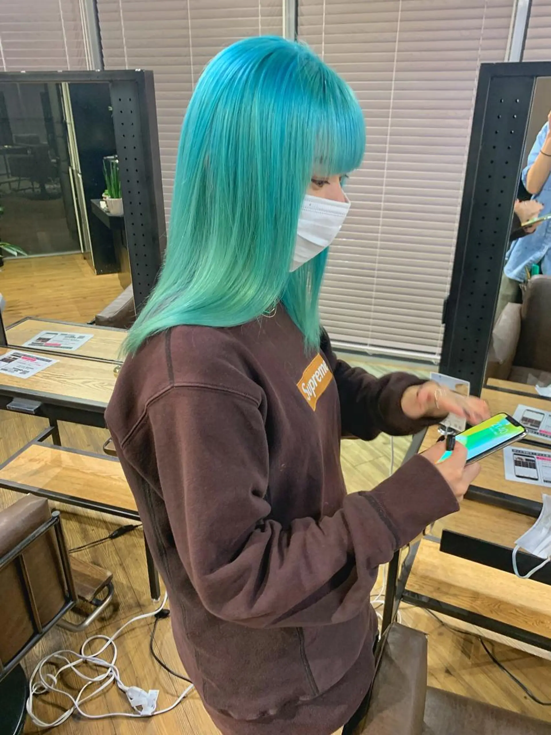 セミロング カット ヘアカラー ハイトーンNo.1✨ パーマ✨イマイタツヤのヘアスタイル