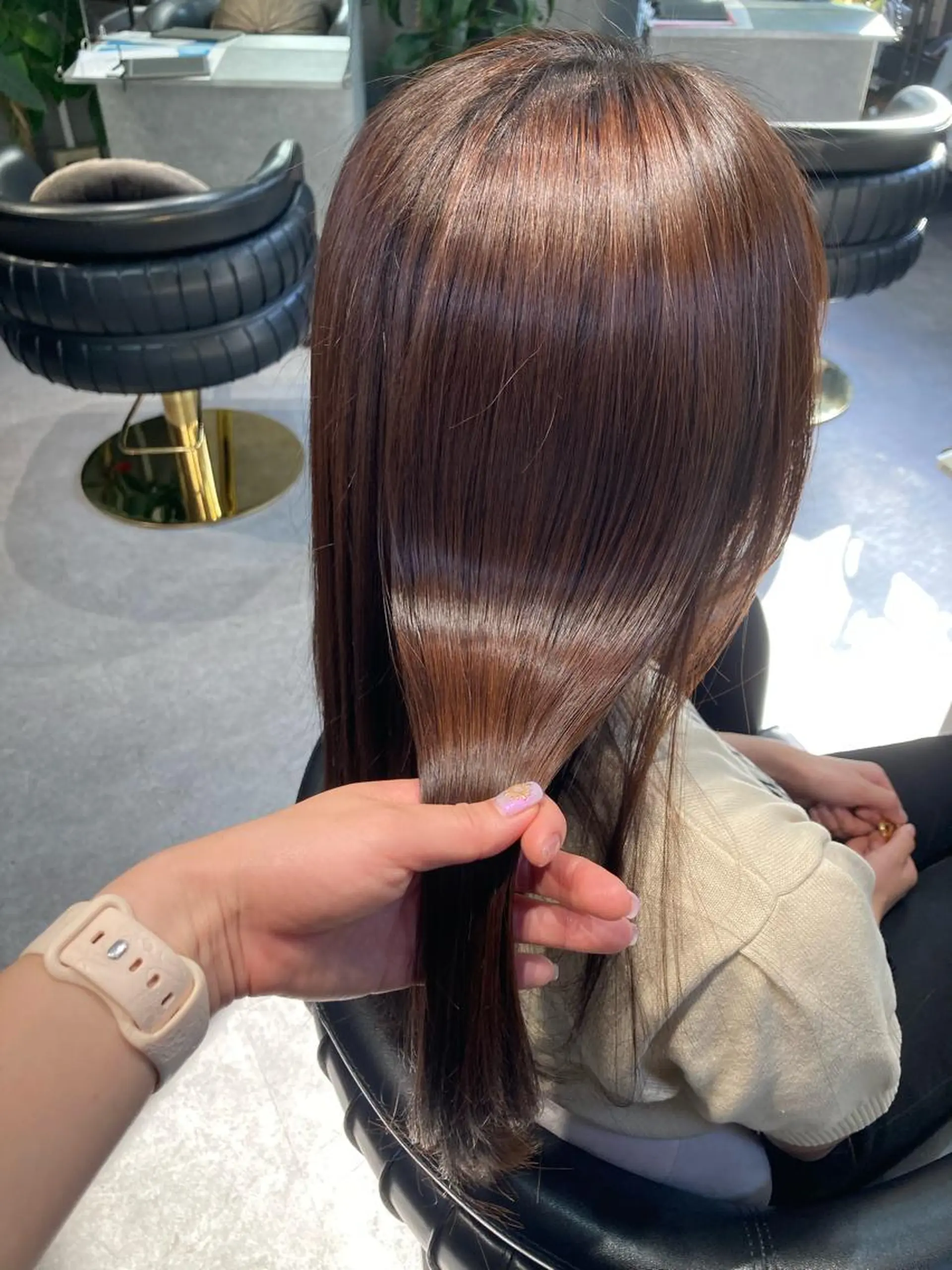 ロング 髪質改善☺︎縮毛矯正 ふじい まりんのヘアスタイル