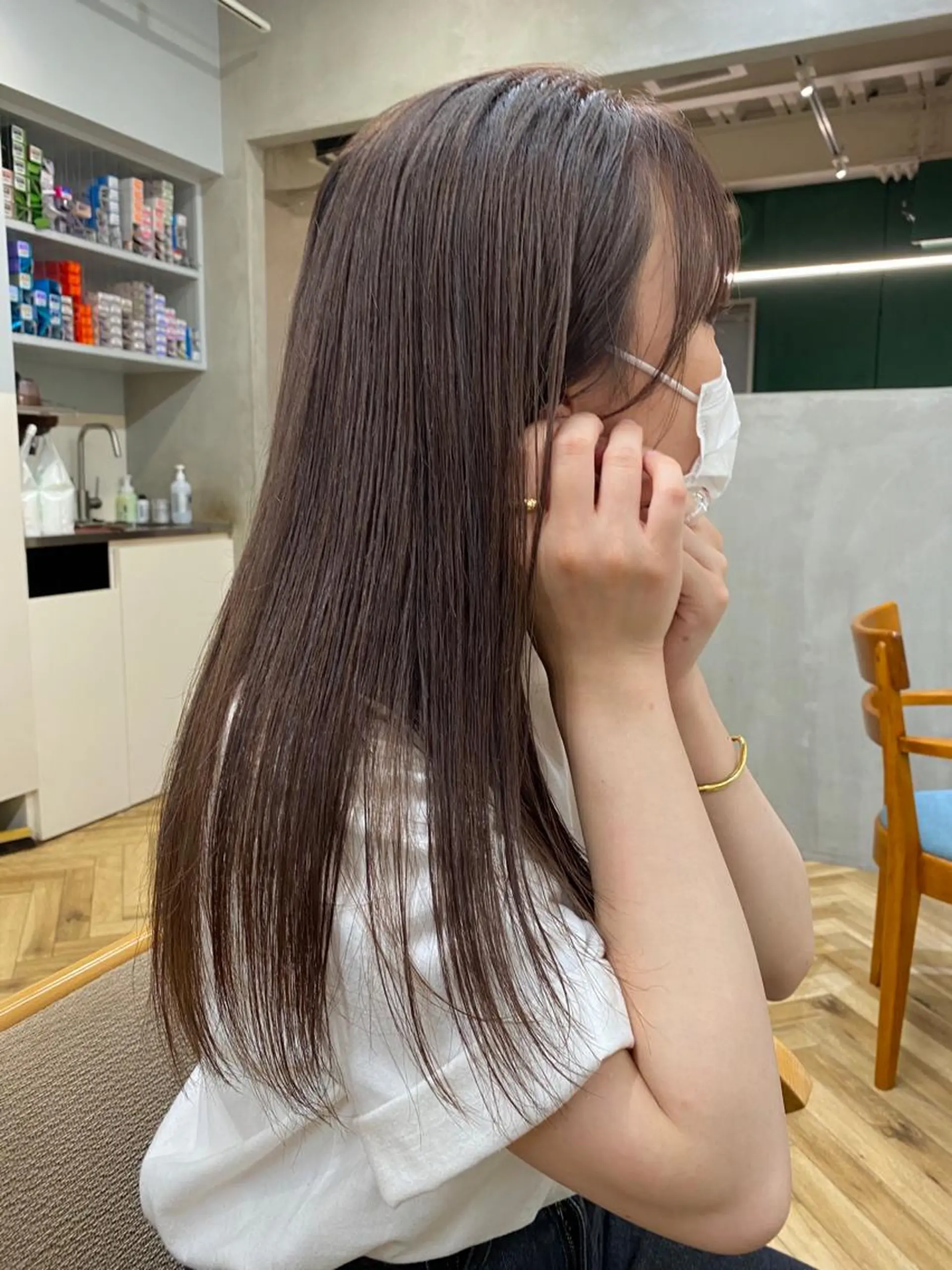 ロング カラー カット 村田 りょうやのヘアスタイル
