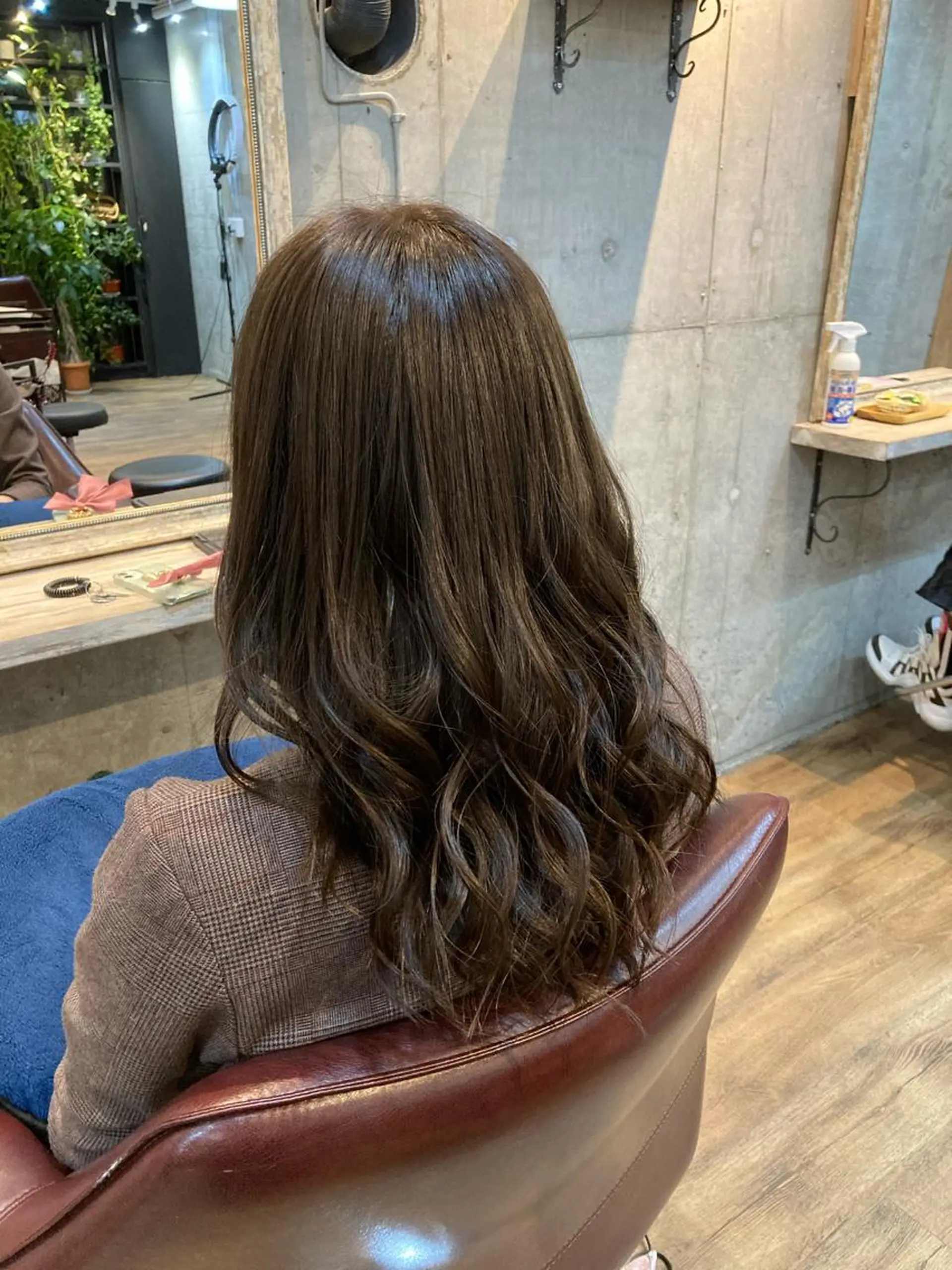 ロング カラー グレージュ 縮毛矯正/髪質改善 /SATOKOのヘアスタイル