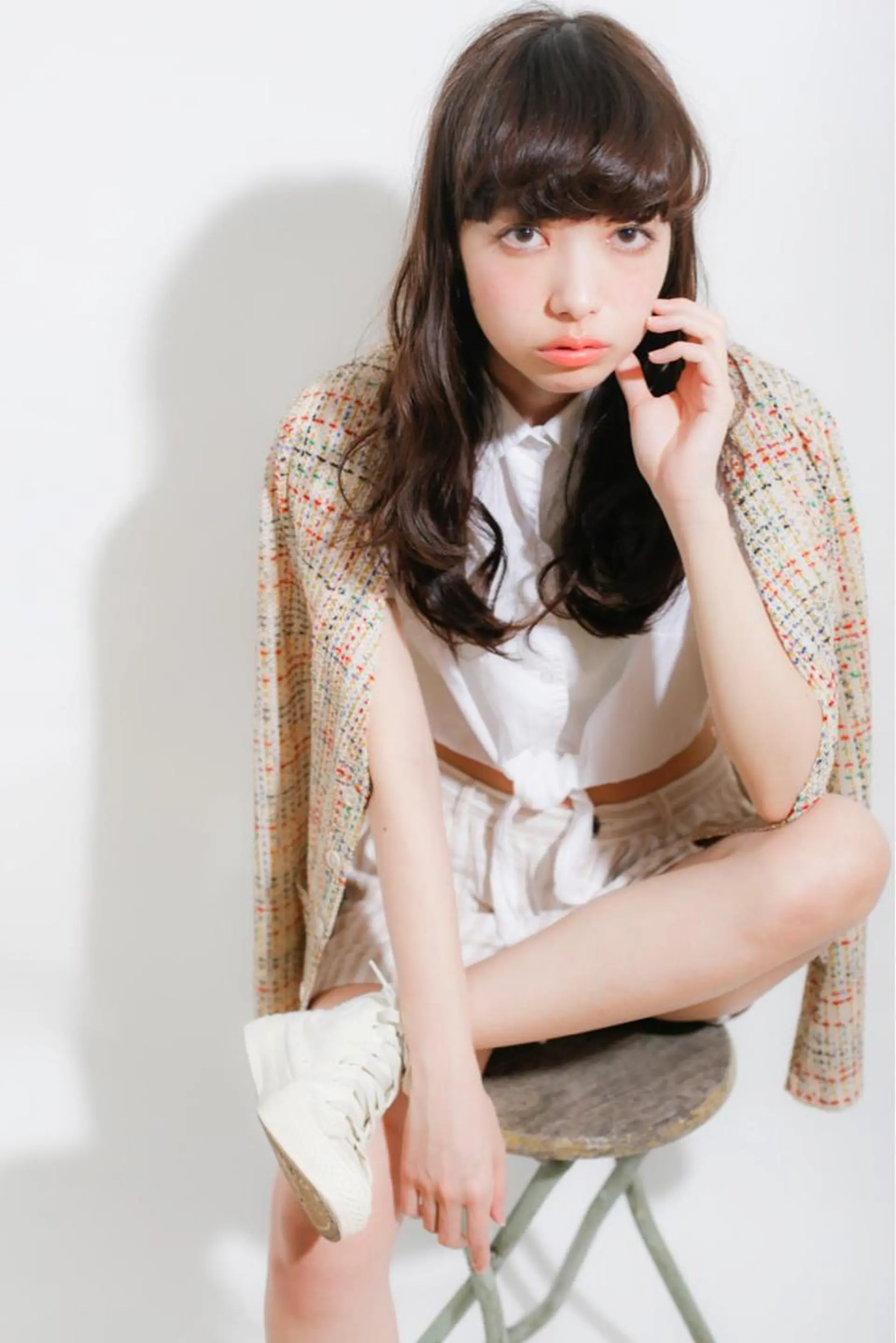 セミロング ロング カラー パーマ コジマ ダイスケのヘアスタイル