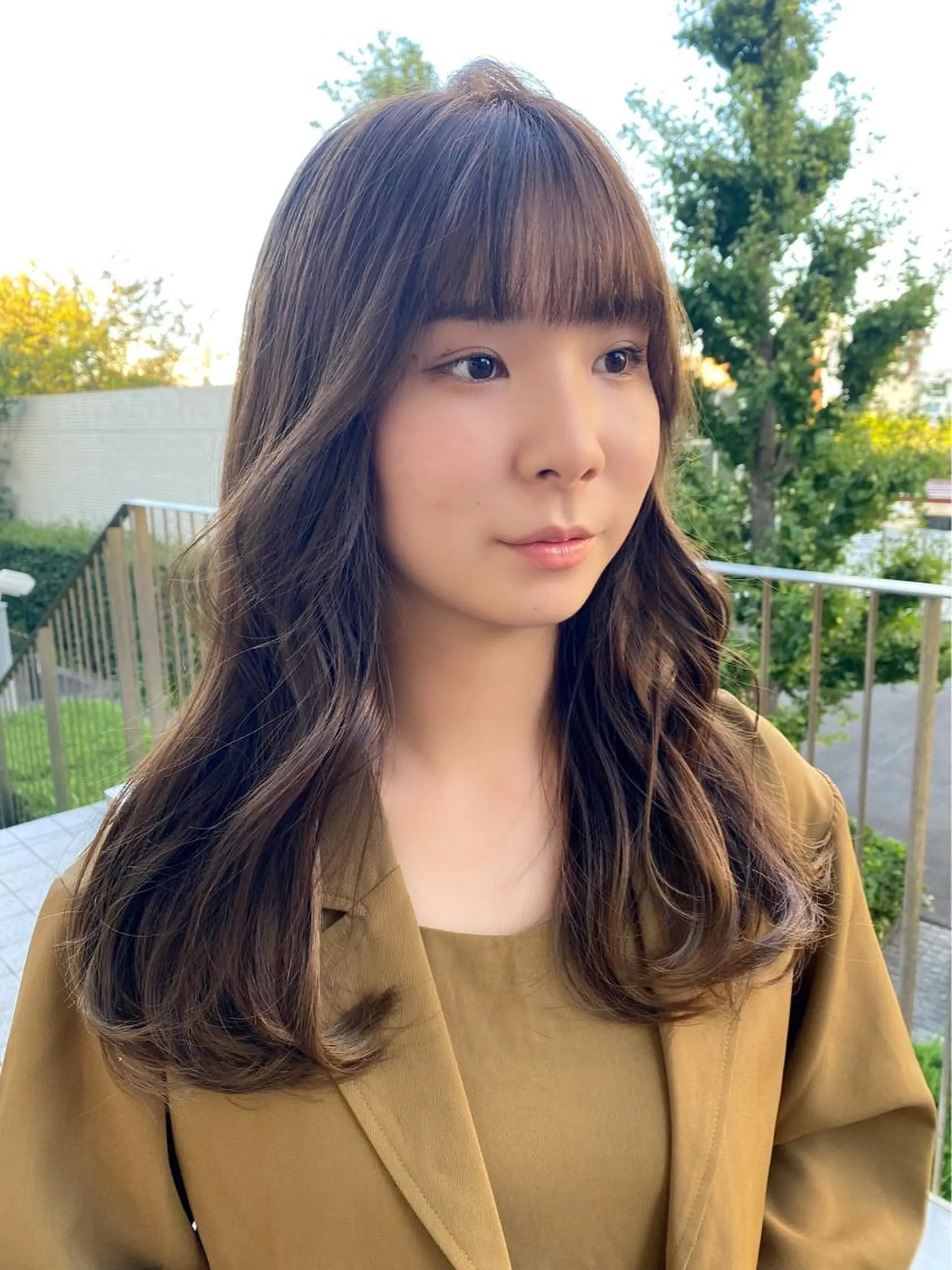 ロング カラー アッシュ 透明感カラー ✨似合わせカラー 阿部賢✨のヘアスタイル