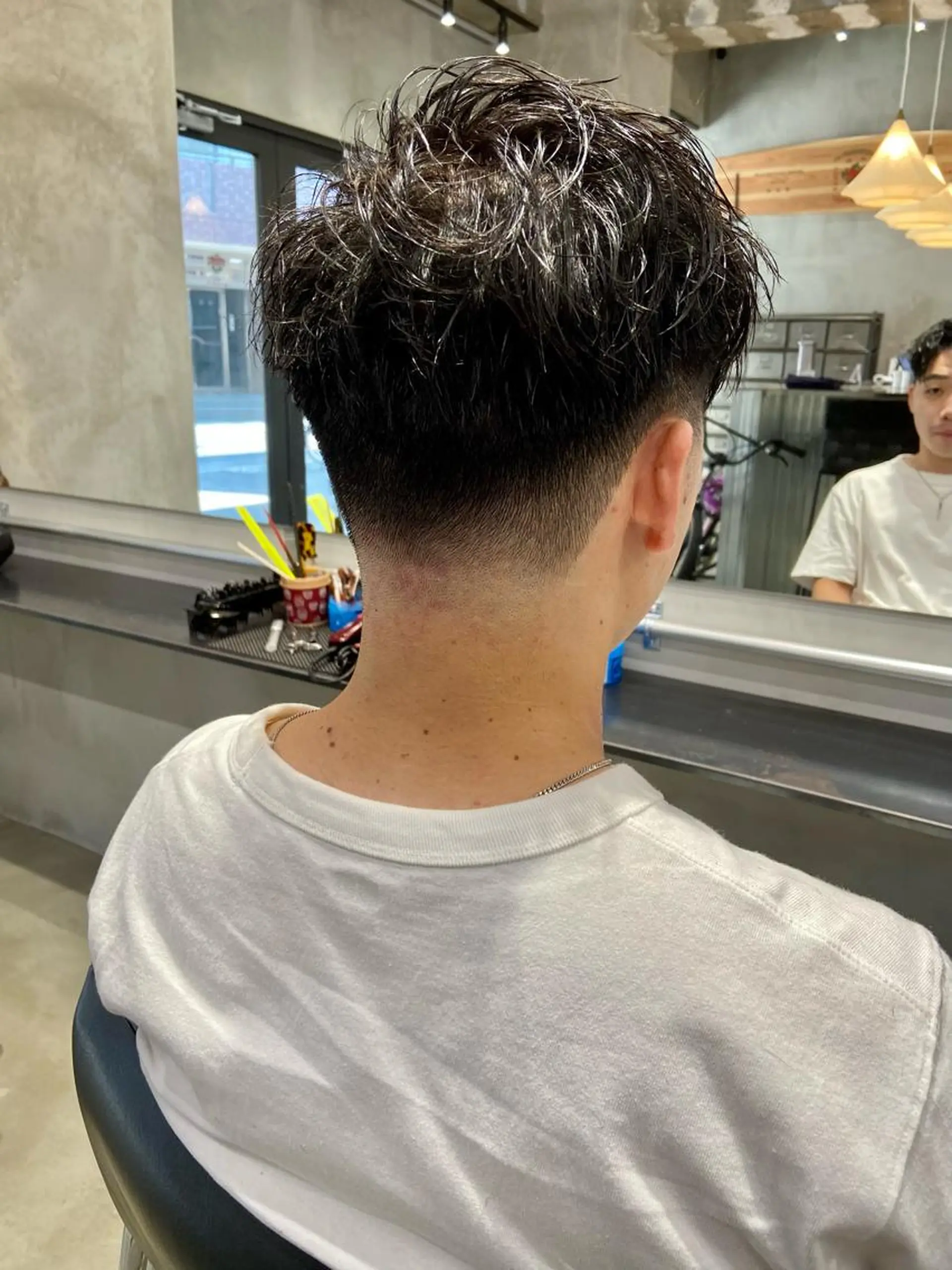 ミディアム パーマ メンズ カット 💈圧倒的メンズ特化 DAITO💈のヘアスタイル