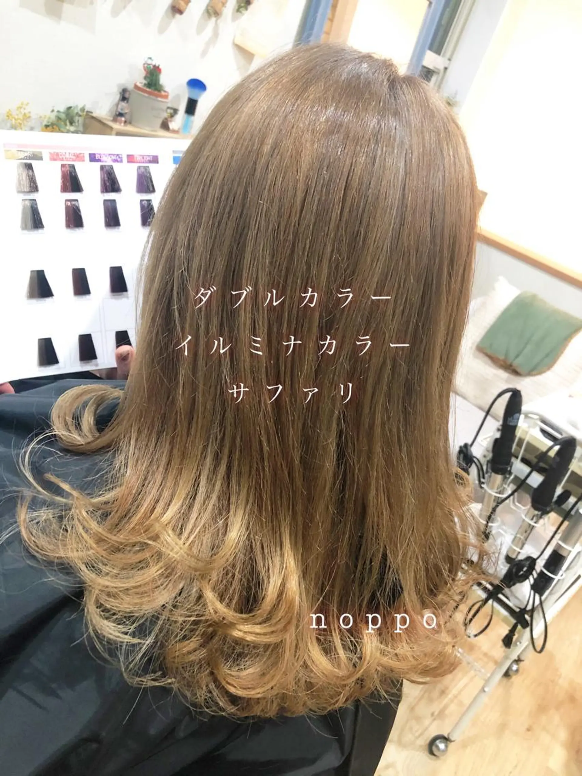 カラー NOPPO 和泉市 美容室／奥村　飛鳥のヘアスタイル