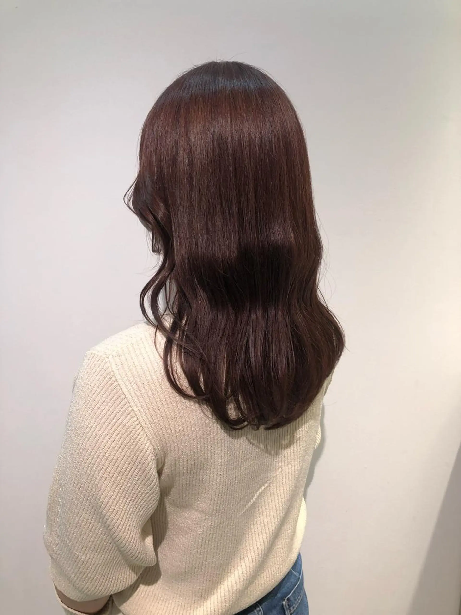 カラー ブリーチ ブラウンカラー ブリーチなしカラー ピンクカラー カット ヘアカラー 髪質改善/レイヤー/ お顔まわり/Ami.のヘアスタイル