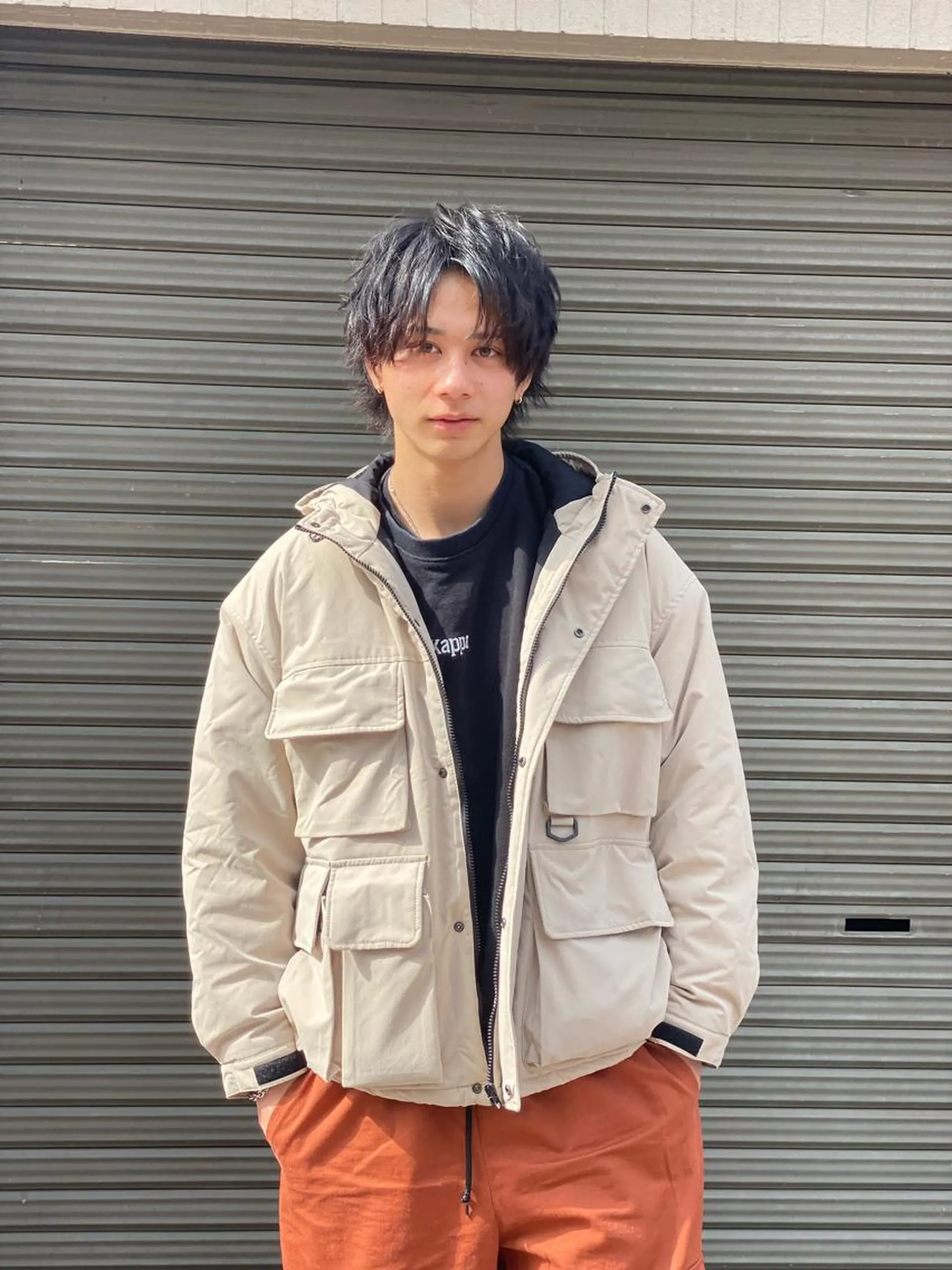 ショート カラー パーマ メンズ ブリーチカラー特化 U-topia小島のヘアスタイル