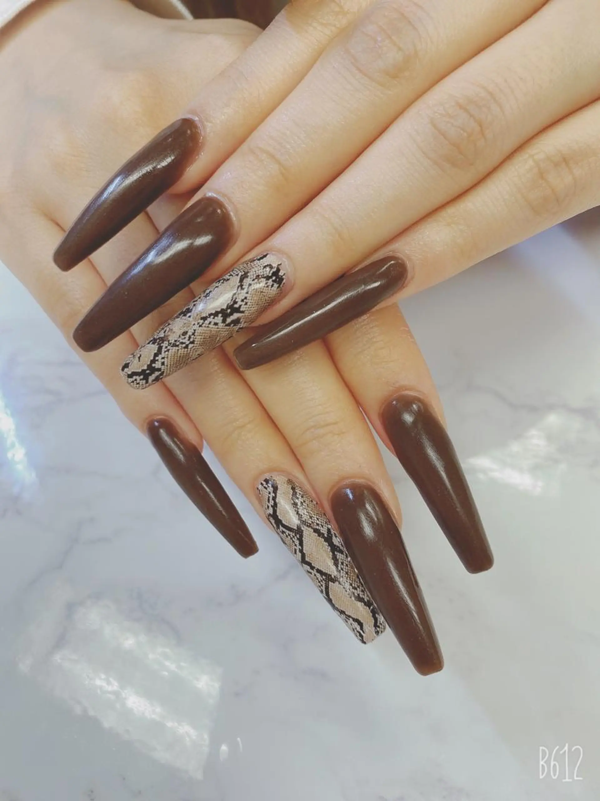 ロング JNA認定講師🌸 RIEのネイルデザイン