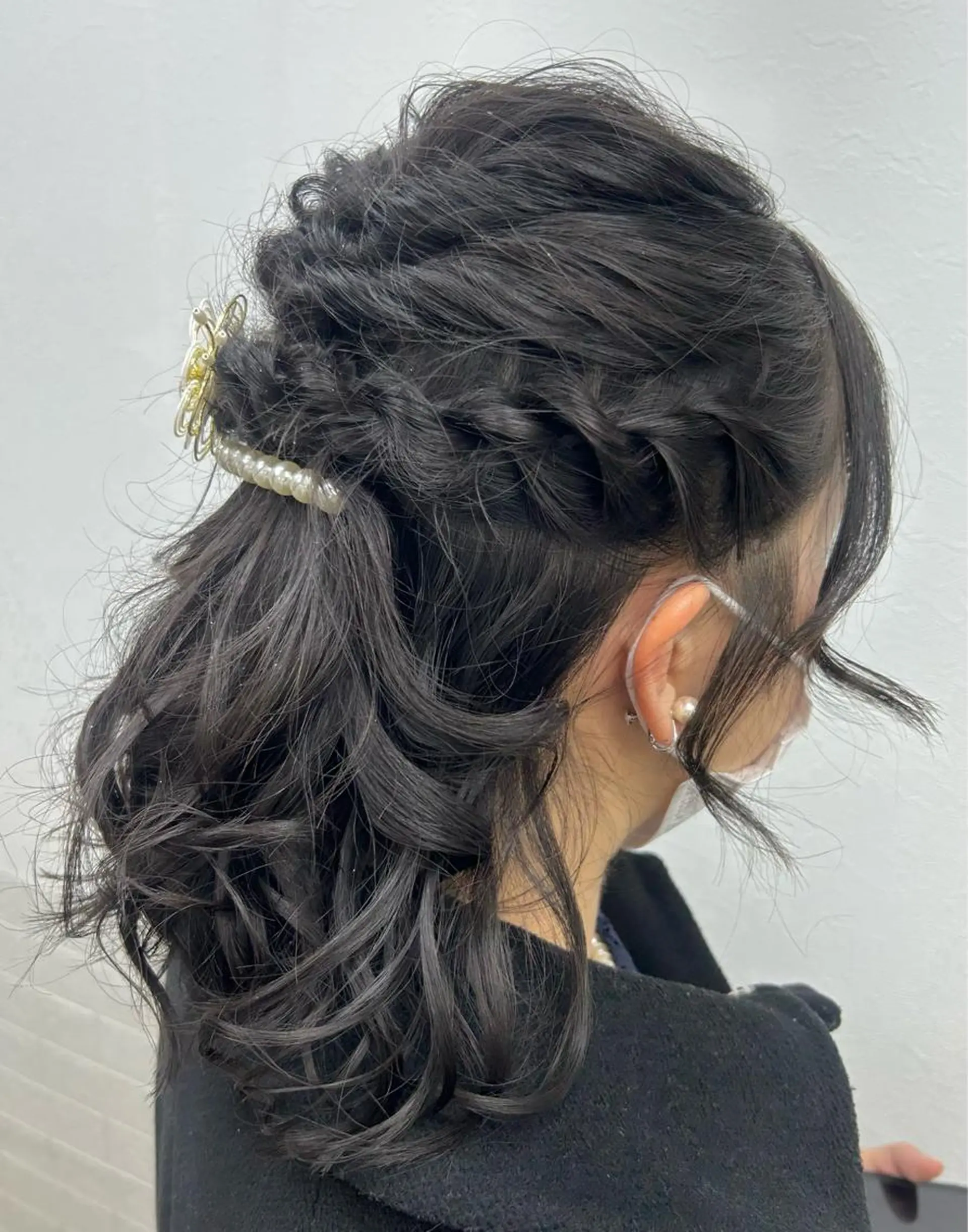 ヘアアレンジ ダブルスキルエクステ /羽エクステ白石宇由のヘアスタイル