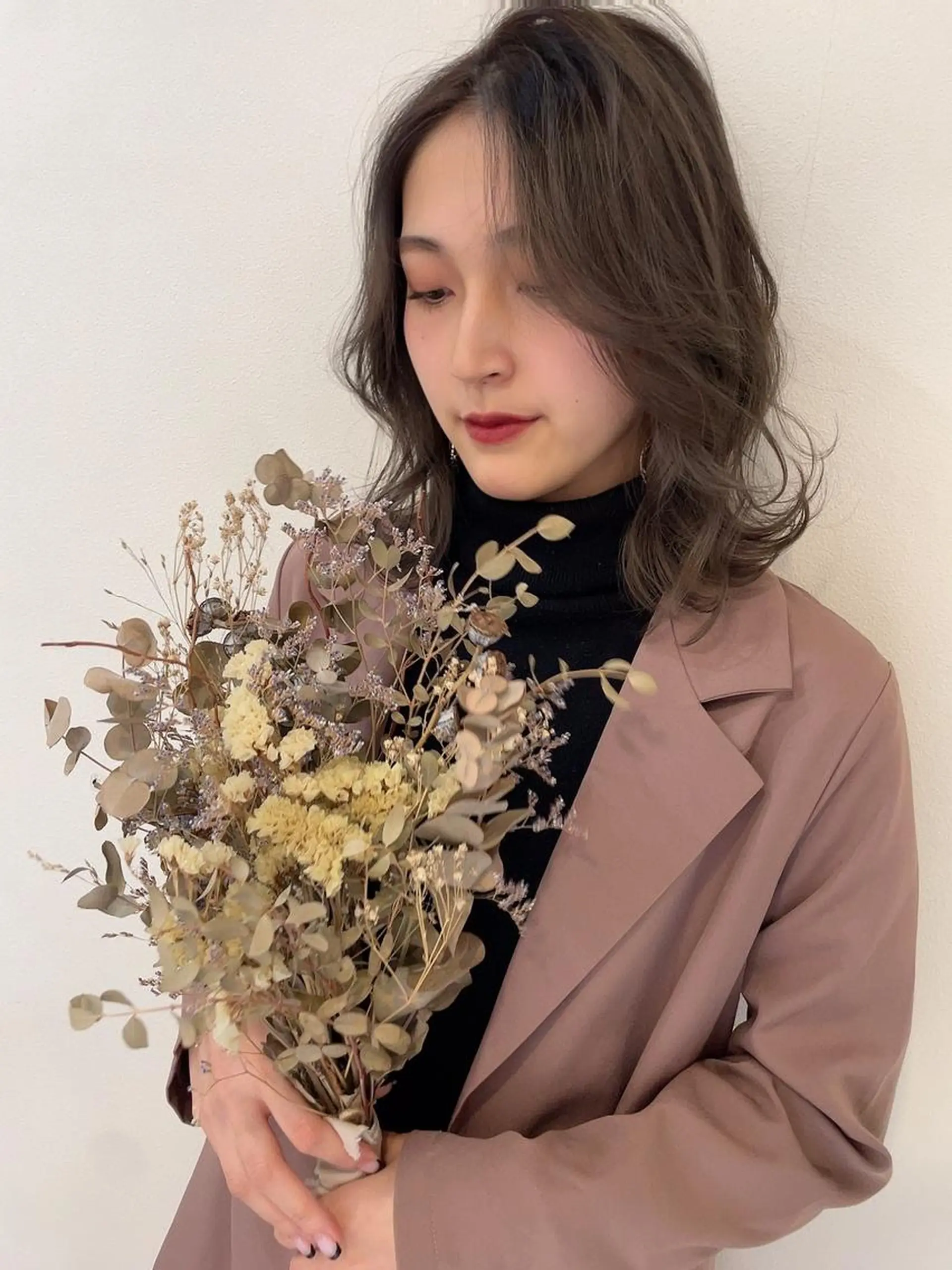 ミディアム カラー 髪質改善特化 🫧松野力也のヘアスタイル