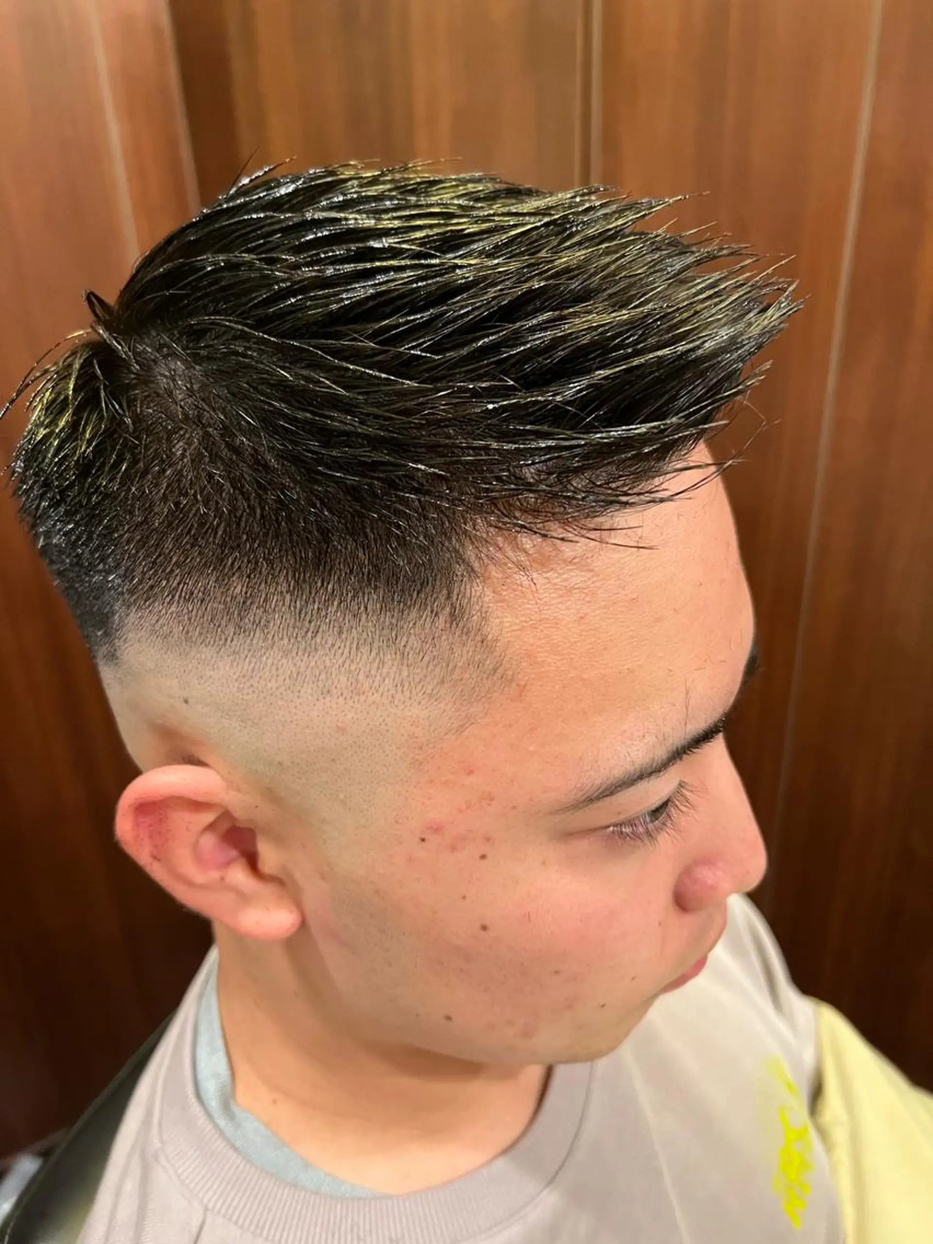 ショート メンズ 大久保 竣太のヘアスタイル