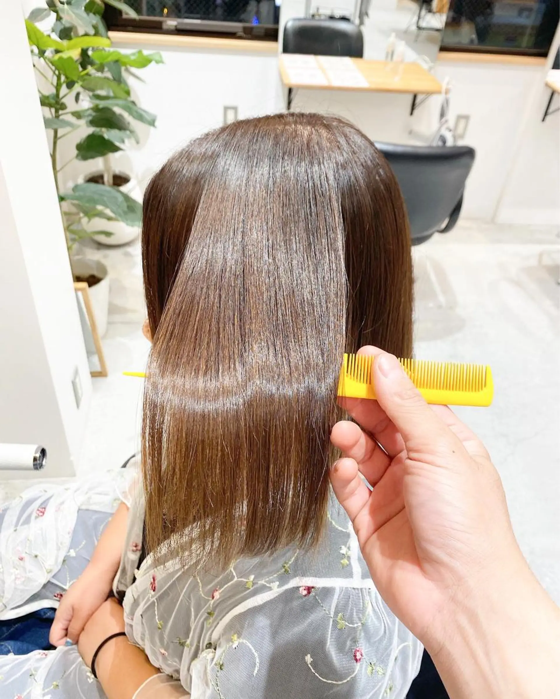 セミロング YUKI 新宿カット パーマ/カラーのヘアスタイル