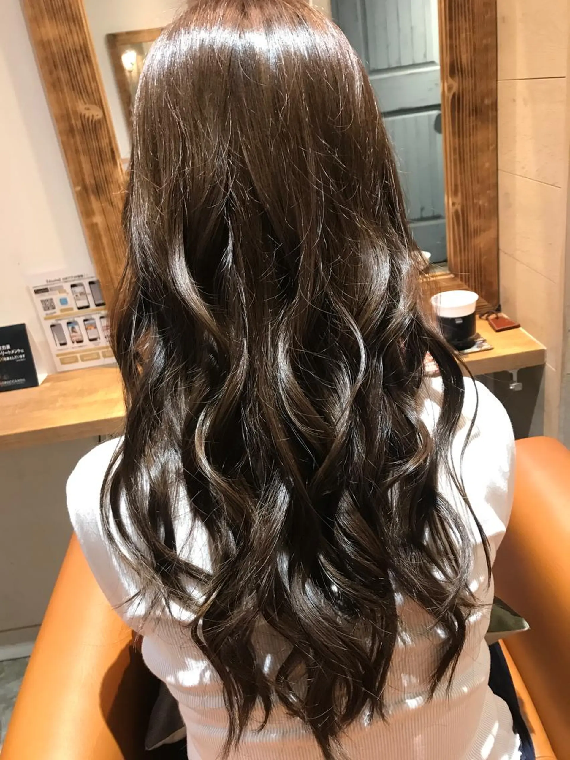 ロング カラー 髪質改善×矯正🫧 韓国ヘアasamiのヘアスタイル