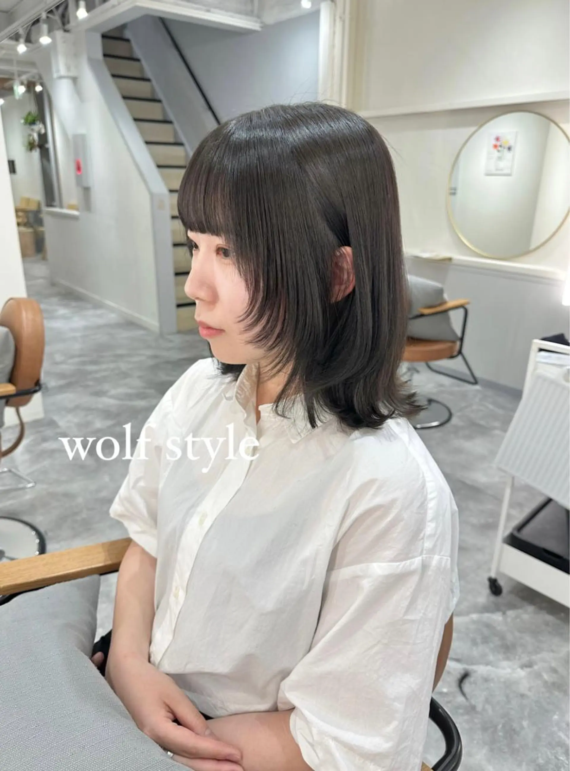 ミディアム 似合わせ大得意美容師 .Haruka.のヘアスタイル