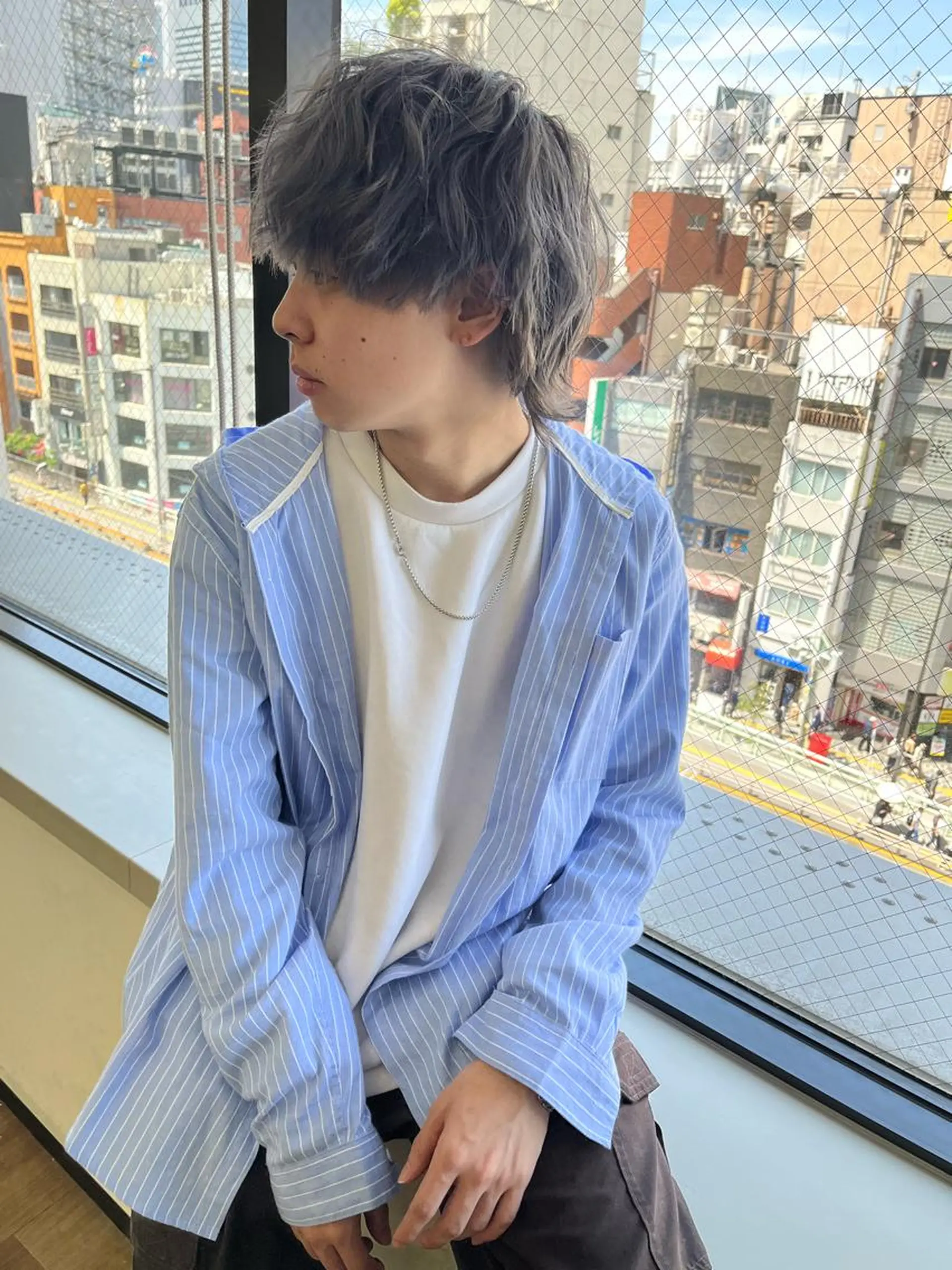 ショート カラー メンズ カット ヘアカラー トリートメント 🥇メンズパーマ /縮毛矯正/木村神心のヘアスタイル