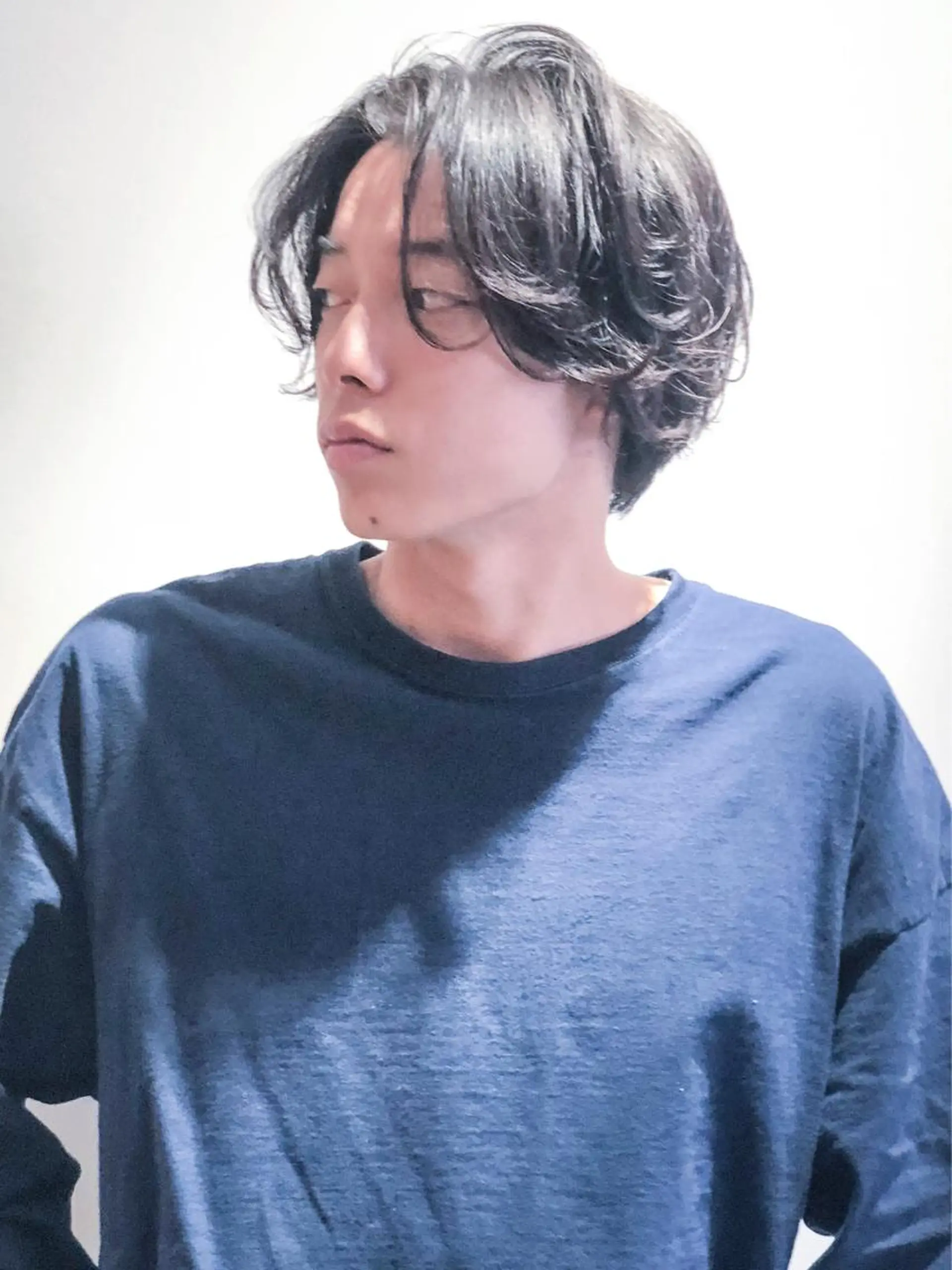 メンズ センターパート カット 渋谷メンズカット/ 工藤靖也のヘアスタイル