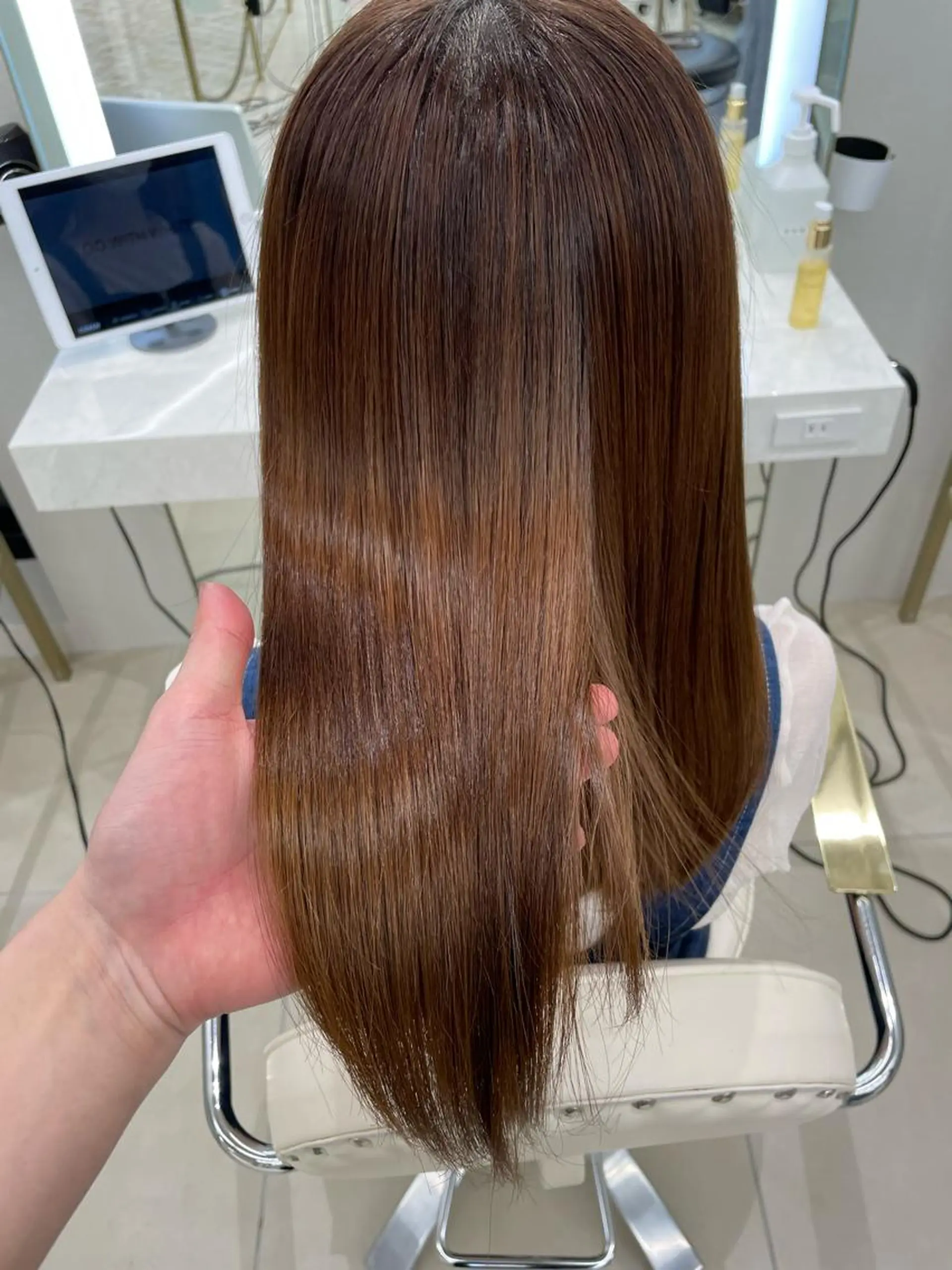 セミロング COA GINZA 空也/前髪/顔まわりのヘアスタイル