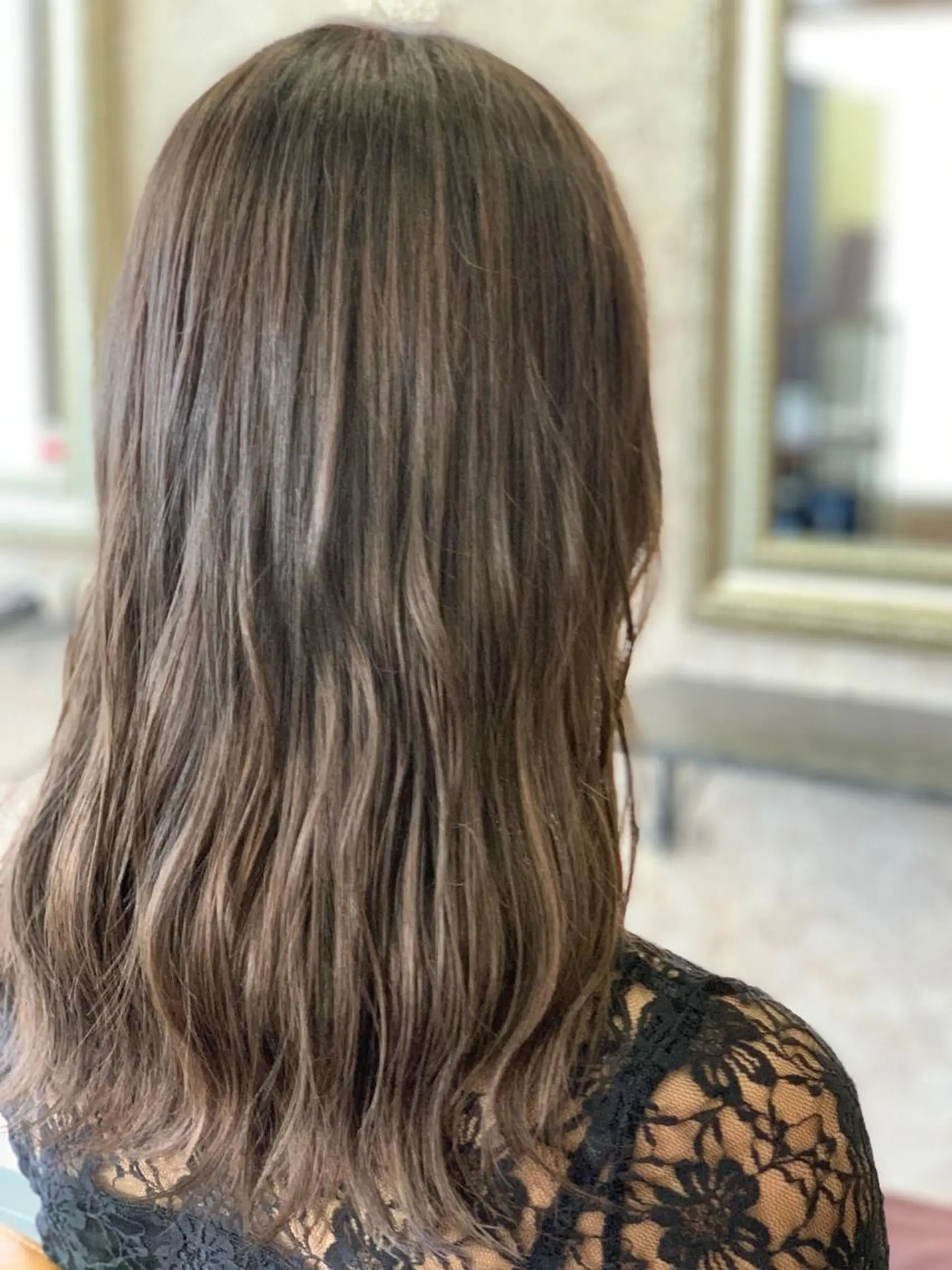 ロング ank classic hair【アンククラシックヘアー】所属・メンズスタイル バレイヤージュ　齋藤のヘアスタイル