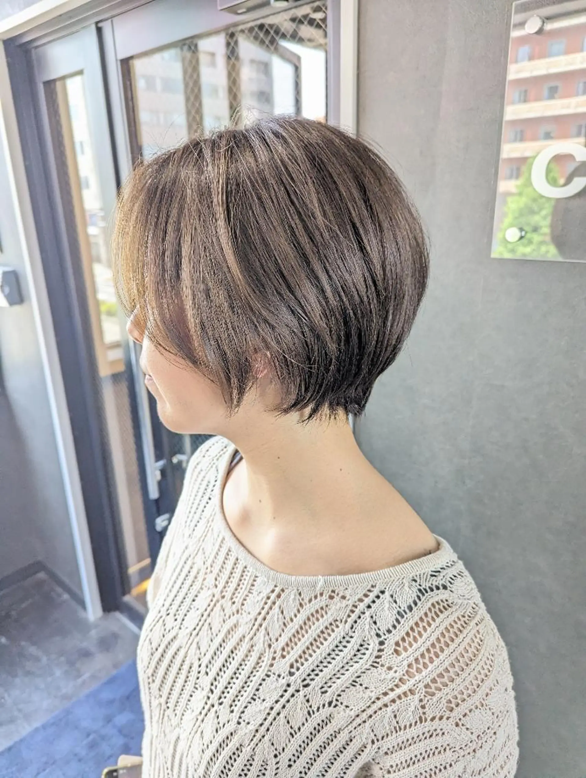 ショート パーマ カラー ヘアアレンジ カット ヘアカラー トリートメント 久保田 優作のヘアスタイル
