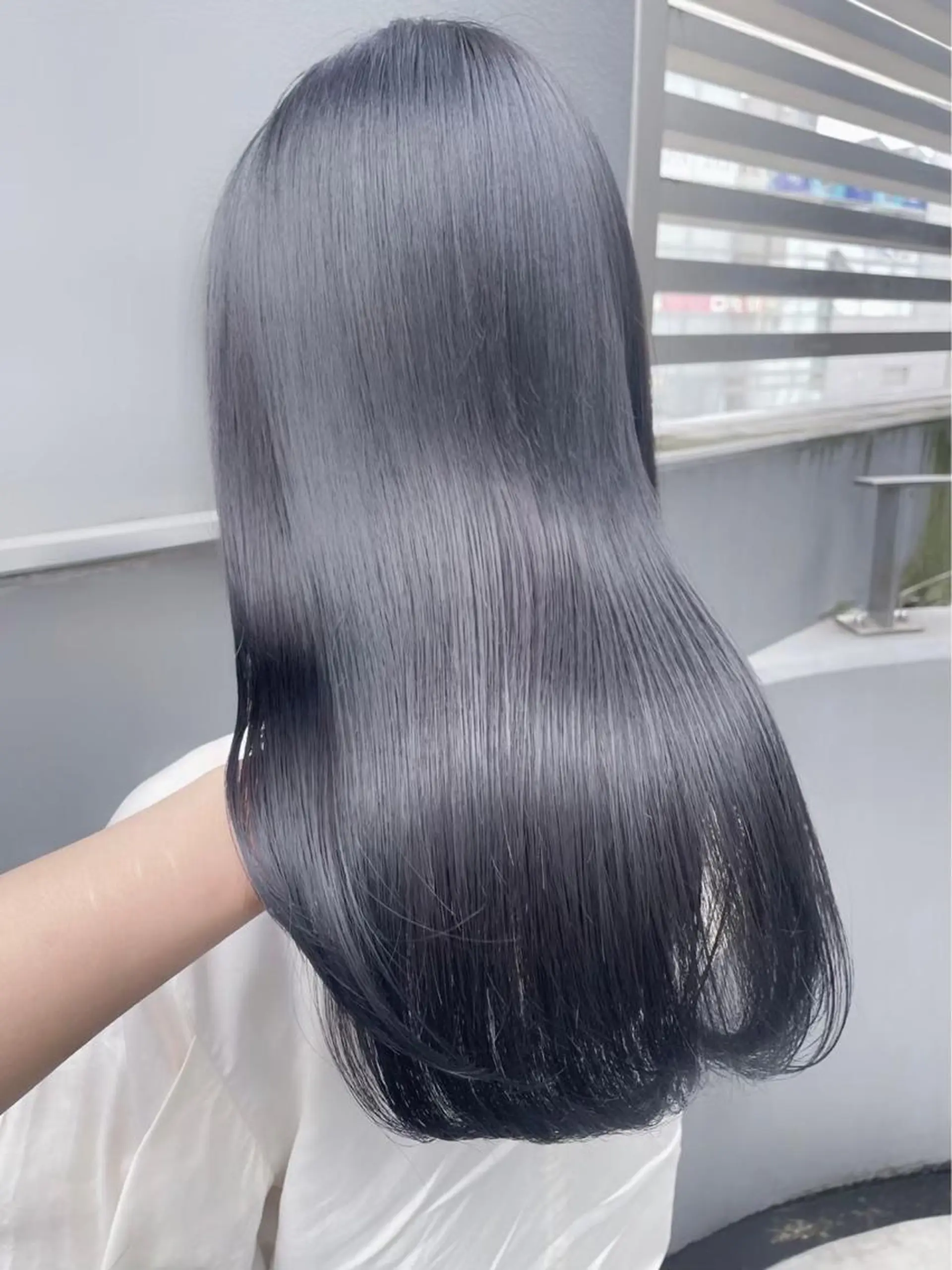 ロング 縮毛矯正 中村 彩乃のヘアスタイル