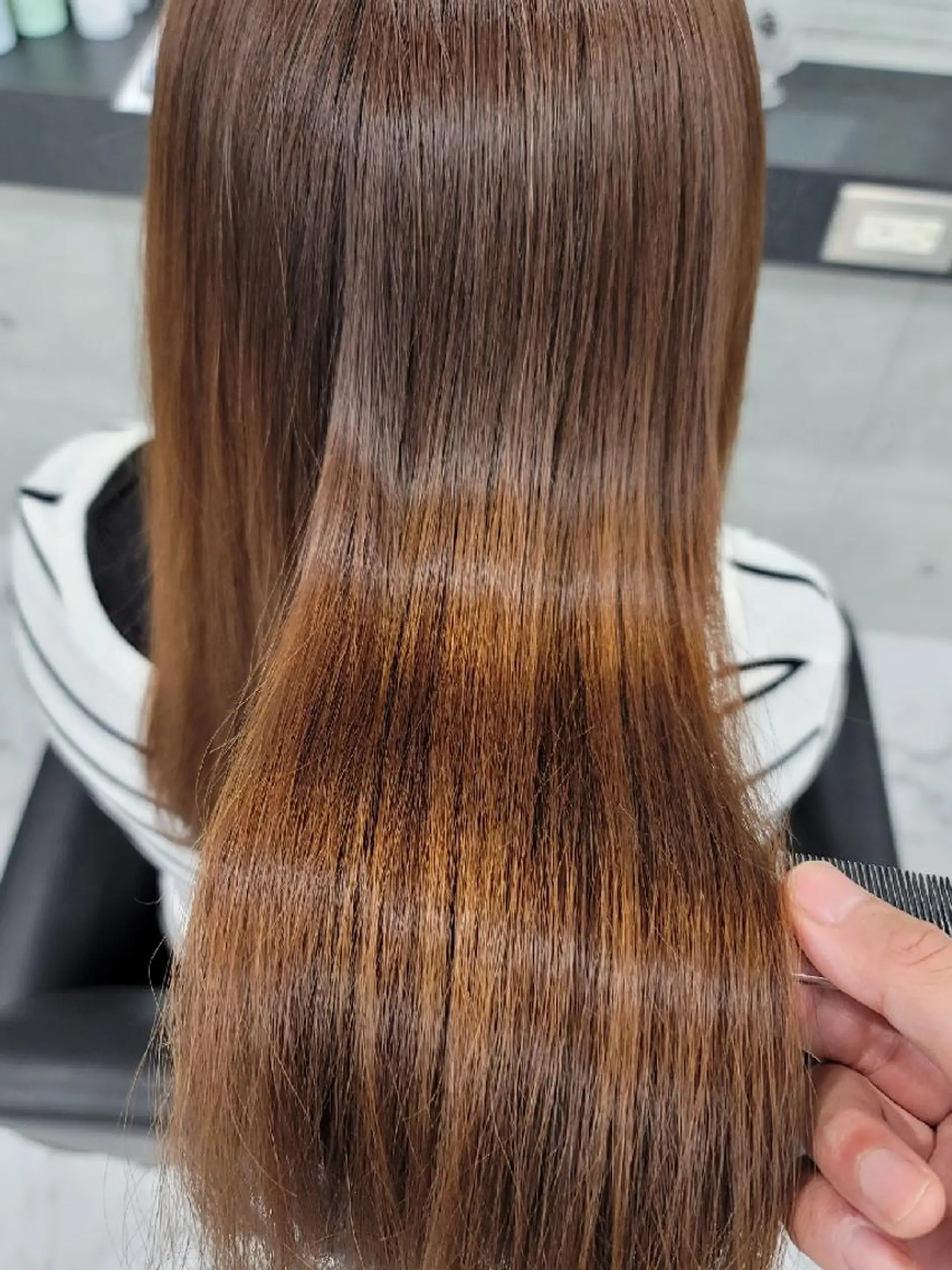 ロング パーマ カラー カット 縮毛矯正 トリートメント ❇️安達 優心❇️ レイヤー/艶髪特化のヘアスタイル