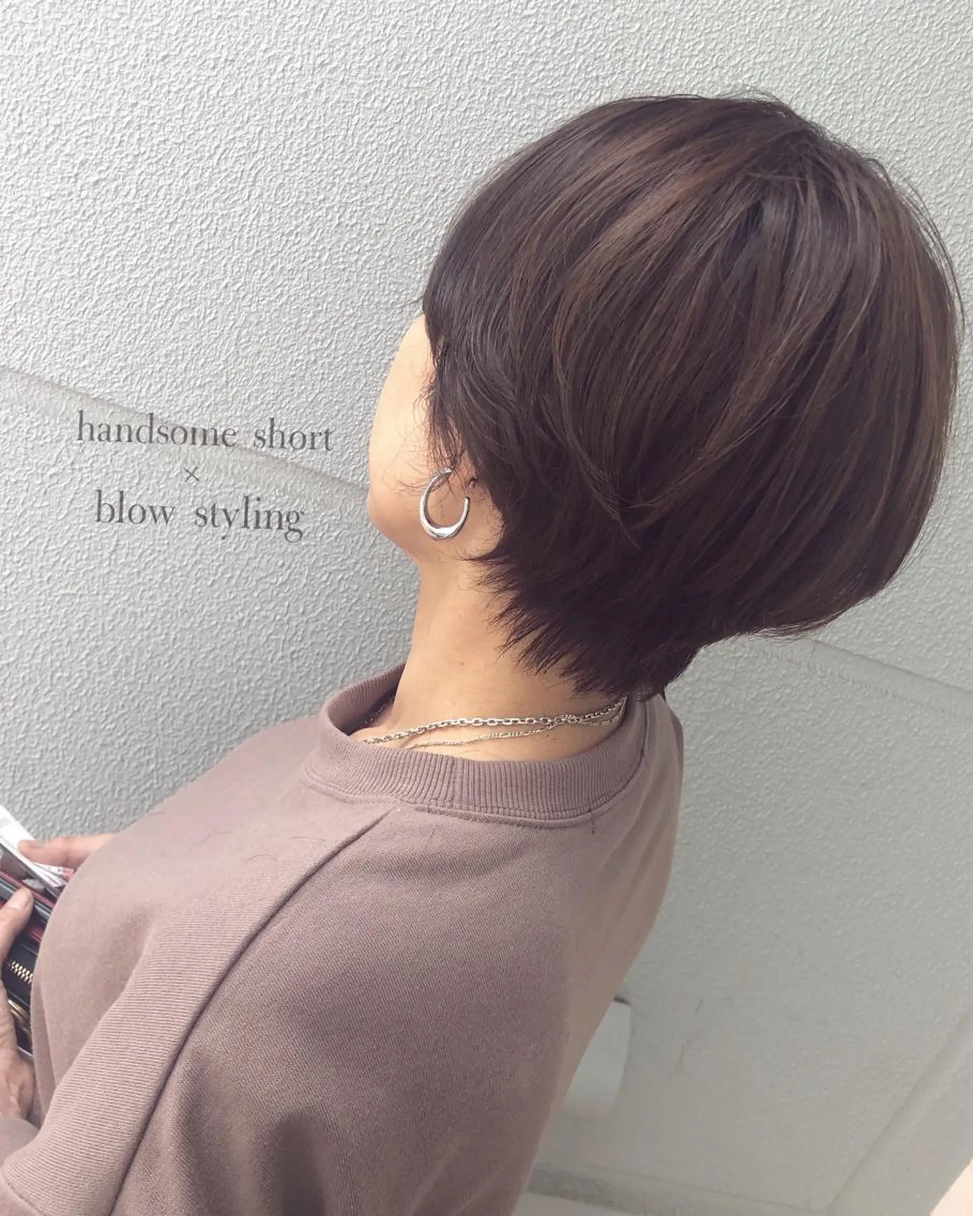 ショート 縮毛矯正 岸川 恭子のヘアスタイル
