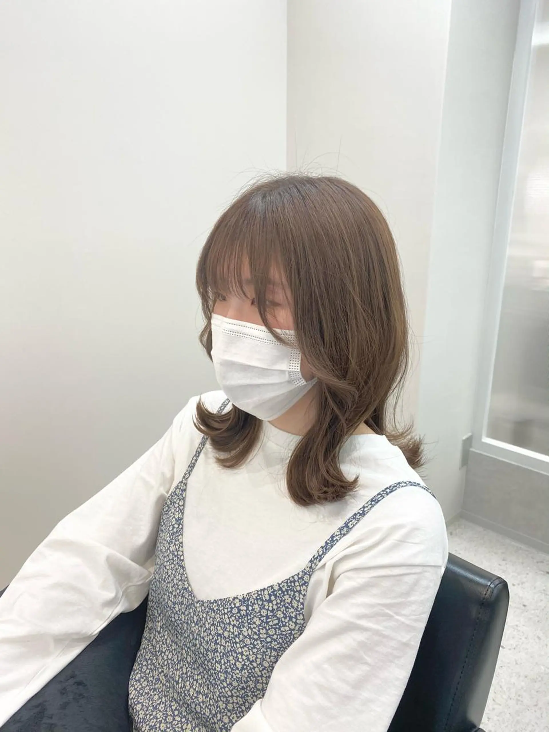 ミディアム カラー 髪質改善 ヒデのヘアスタイル