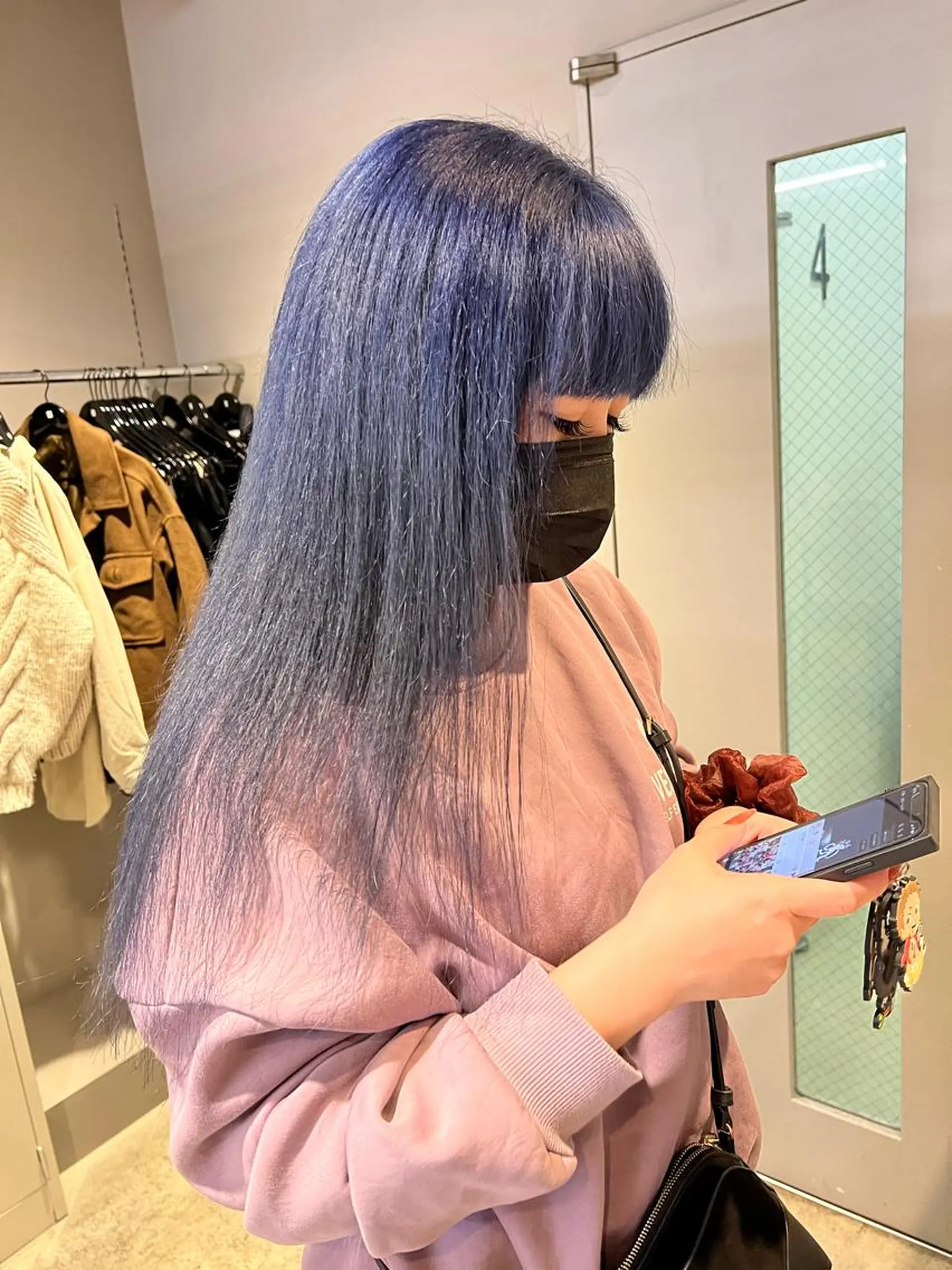 ロング カラー ヘアアレンジ 🩵 JURI🩵のヘアスタイル