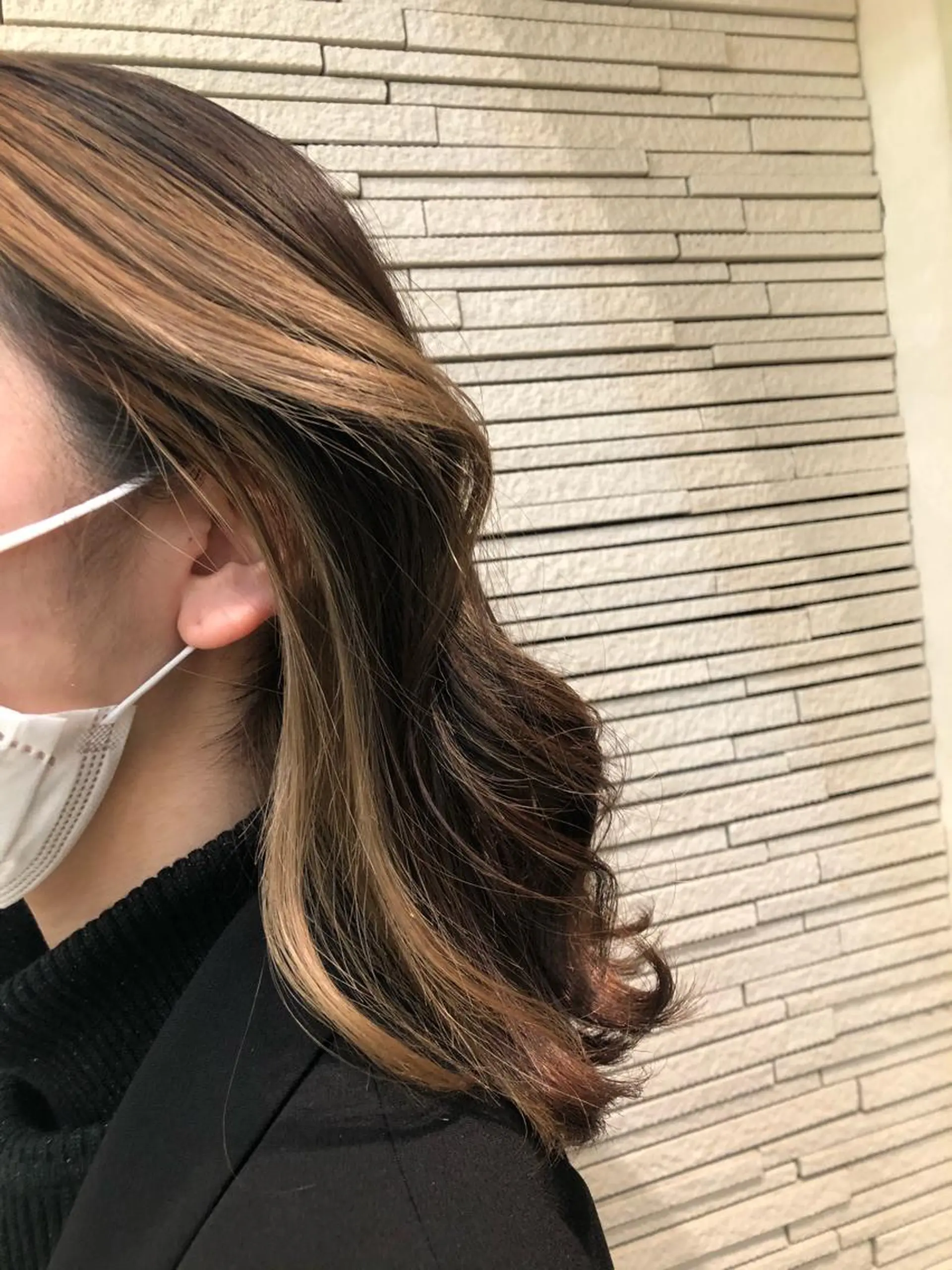 ミディアム カラー ヘアアレンジ 外国人風カラー ヘアセット 美眉styling 🩵CHIHIROのヘアスタイル