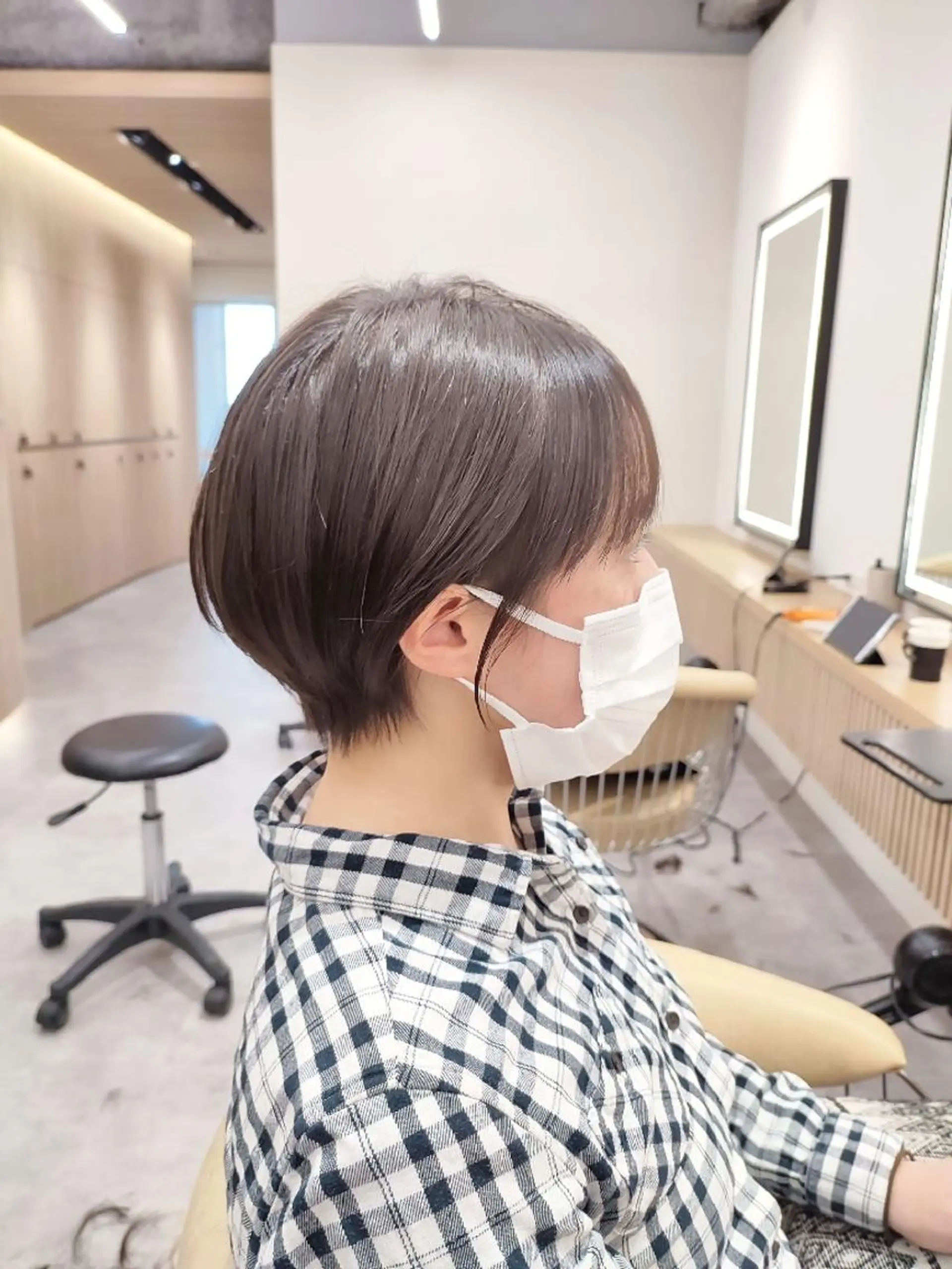 ショート ショートヘア 【似合わせ・レイヤー ・パーマ】海気のヘアスタイル