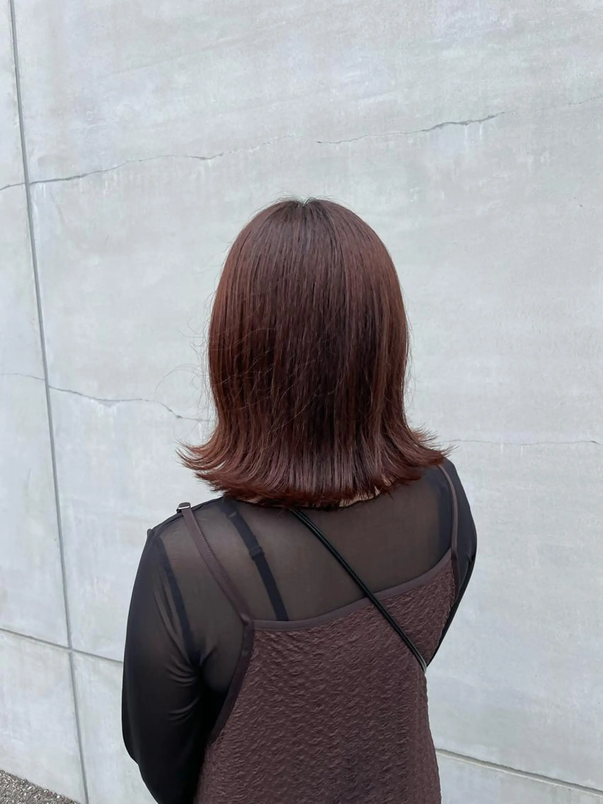 ミディアム カラー 山本  弦生のヘアスタイル