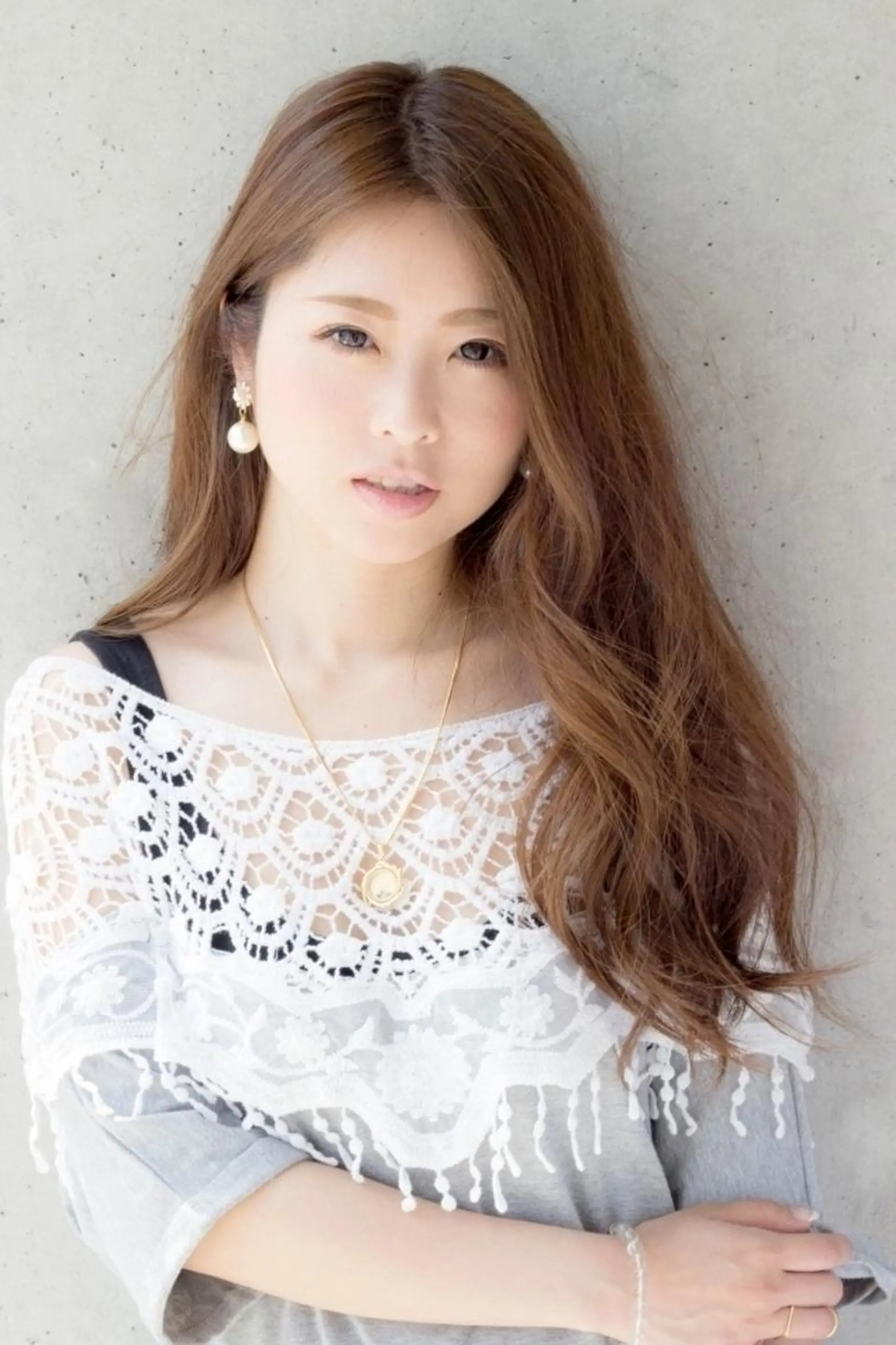 ロング カラー パーマ アッシュ パーマ 村上 貴徳のヘアスタイル