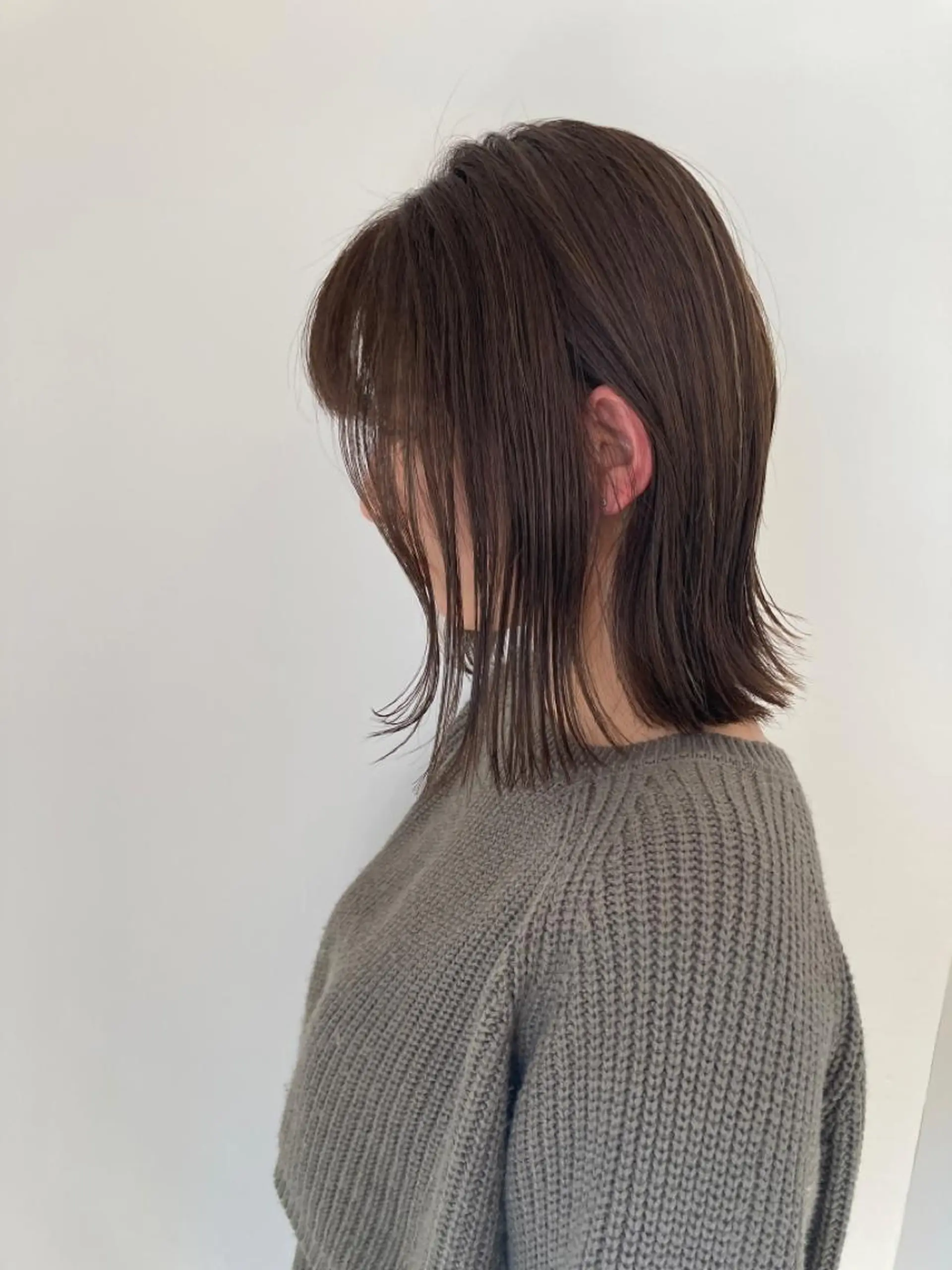 ミディアム カラー トリートメント 坂上 岳のヘアスタイル