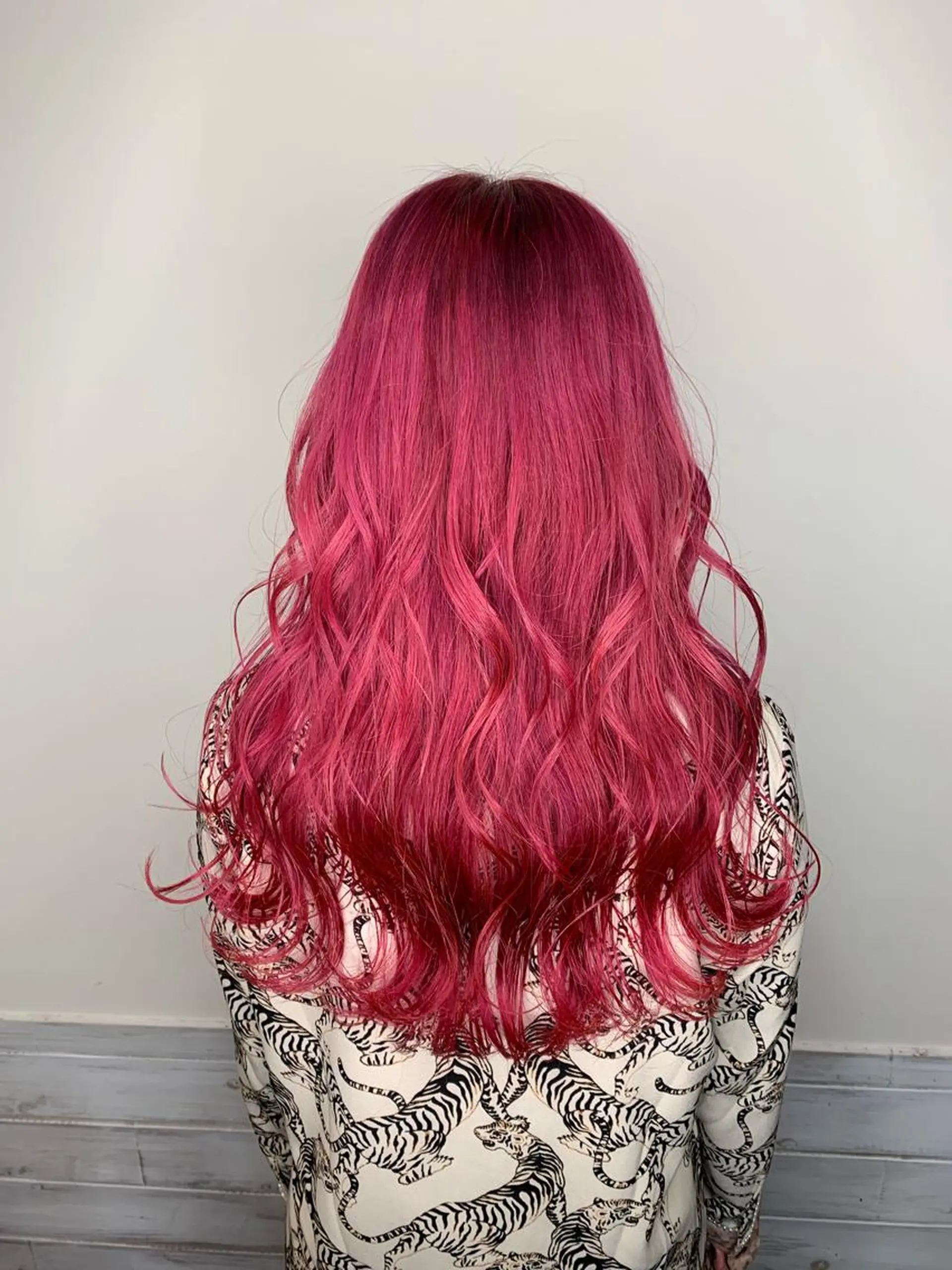 ロング カラー ブリーチ ピンクカラー 櫛部洸貴/ 頭皮改善、髪質改善のヘアスタイル