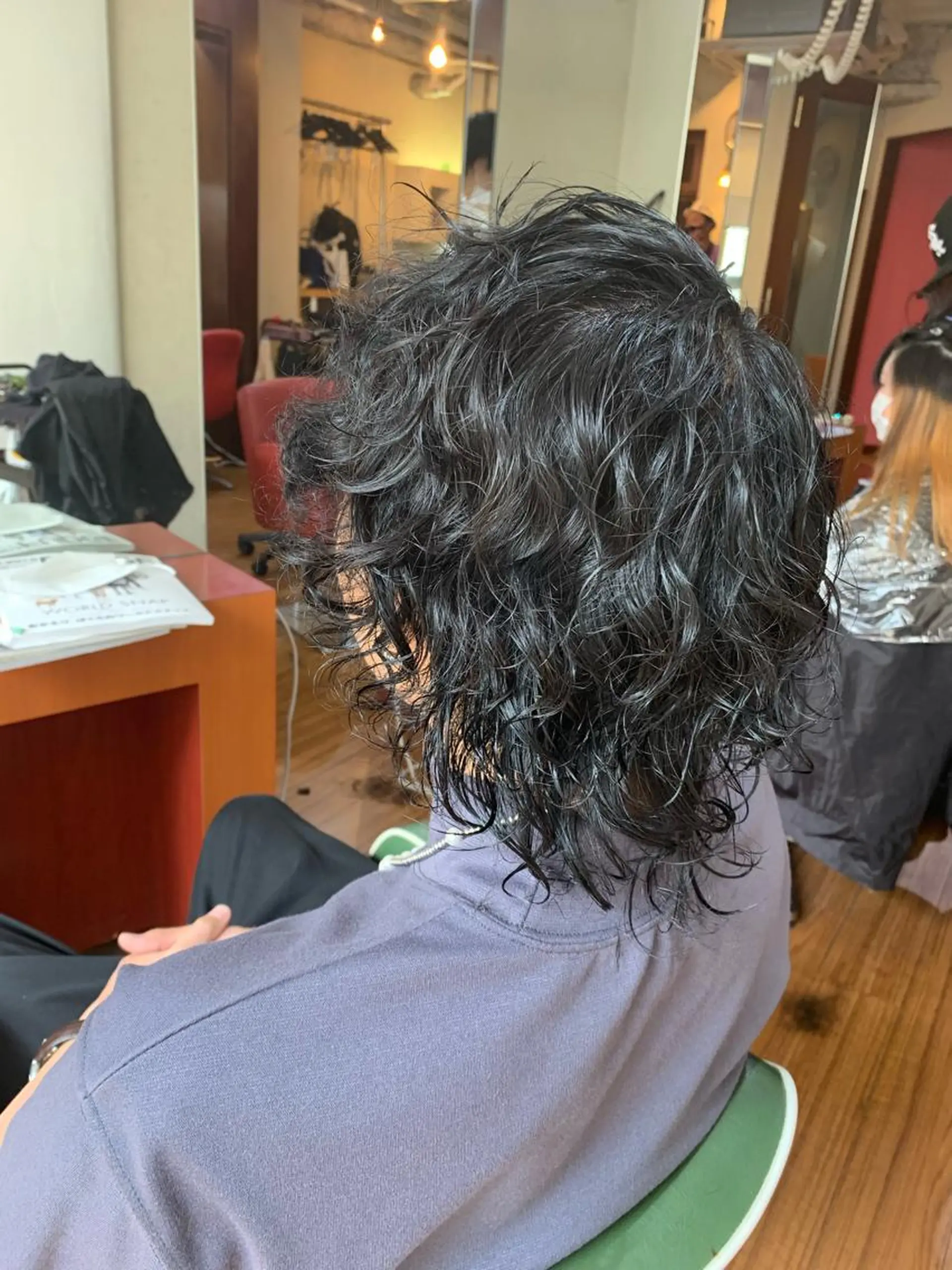 メンズ メンズパーマ メンズウルフカット ウルフカット カット パーマ 大谷樹生/ メンズ専用アカウントのヘアスタイル