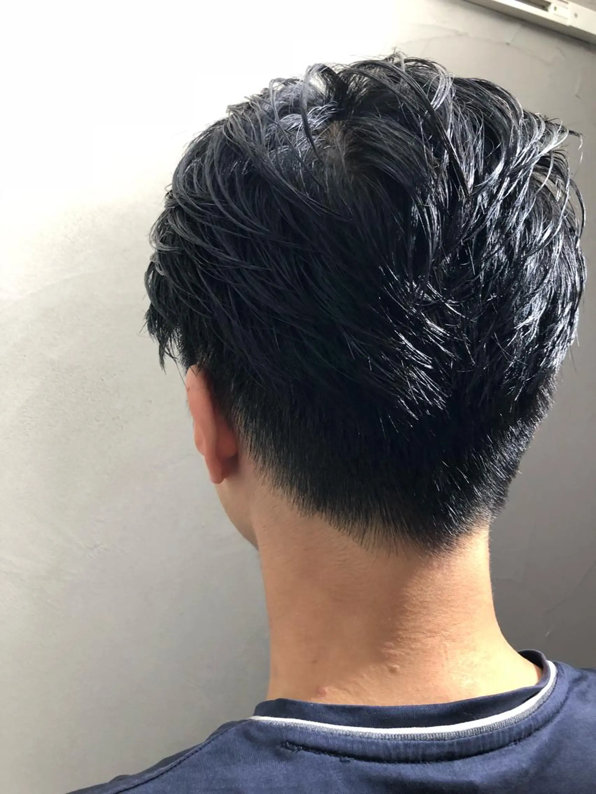 メンズ オールバック 刈り上げ カット ⭕️メンズパーマ⭕️ 山口　裕太郎のヘアスタイル