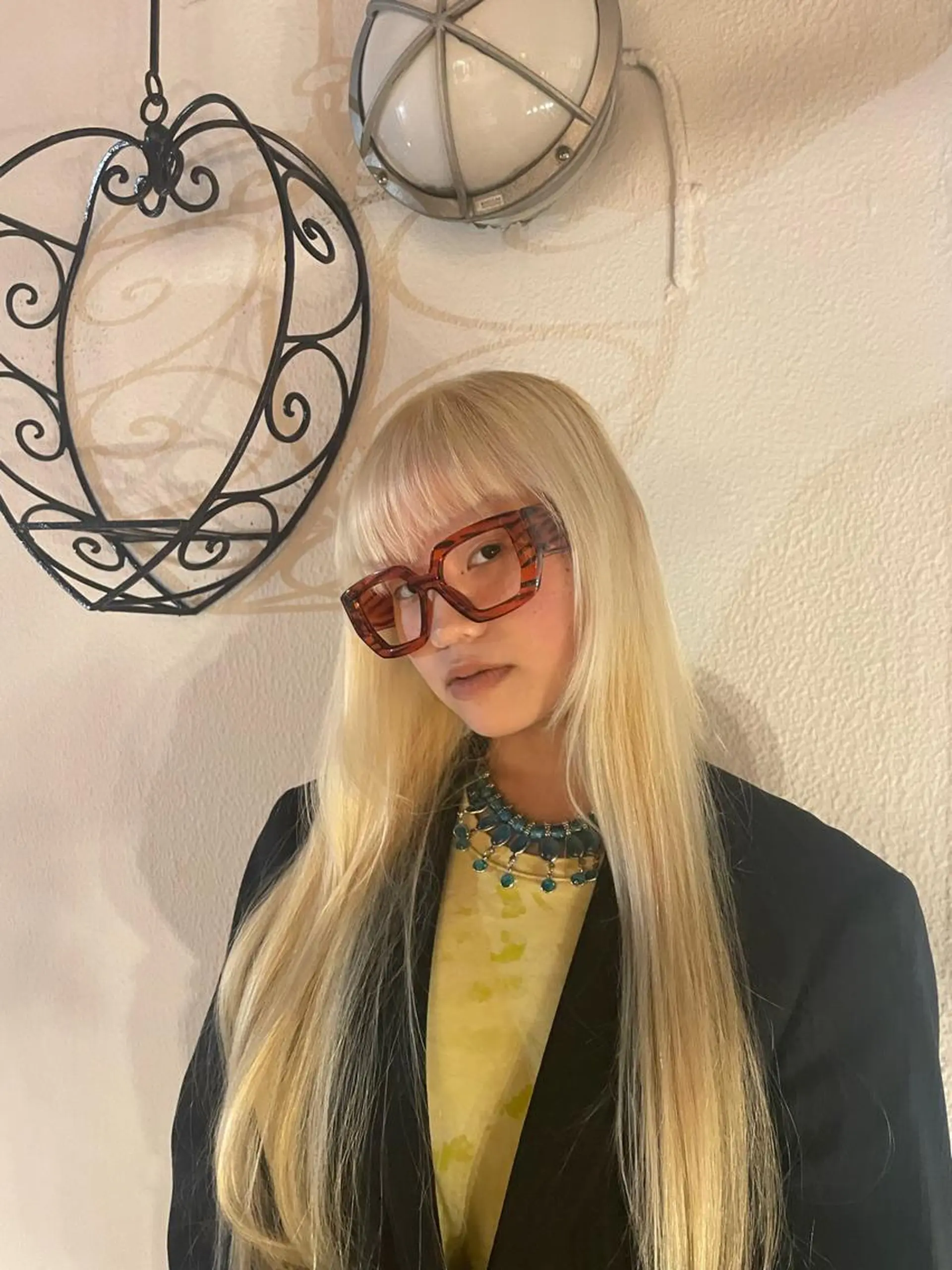 ロング カラー ケアパーマ/ケアブリ ーチdaisukeのヘアスタイル