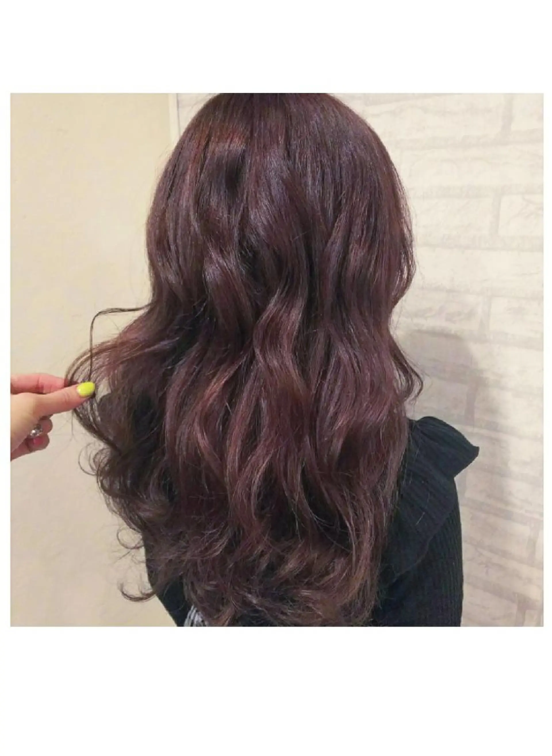 ロング カラー ラベンダーカラー ラベンダーピンク ピンクカラー RU RIのヘアスタイル