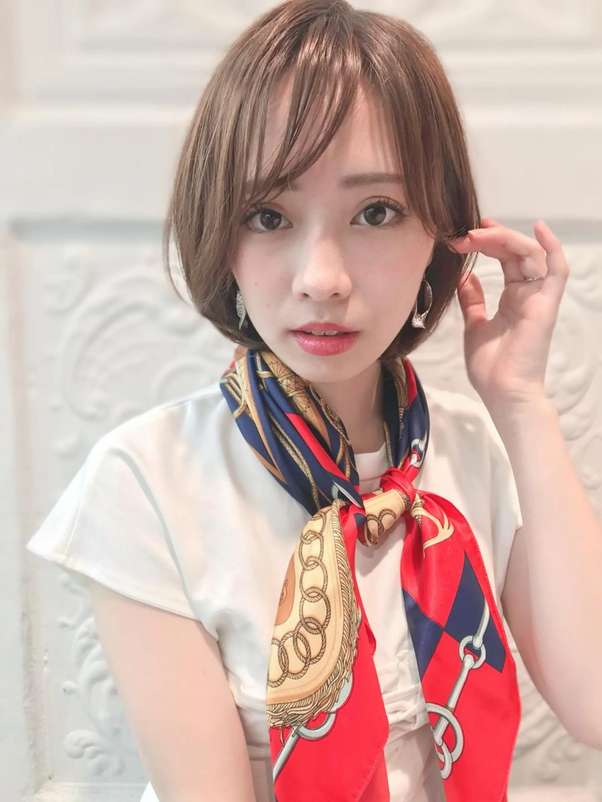 ミディアム ボブ ヒラヤマ ユウスケのヘアスタイル