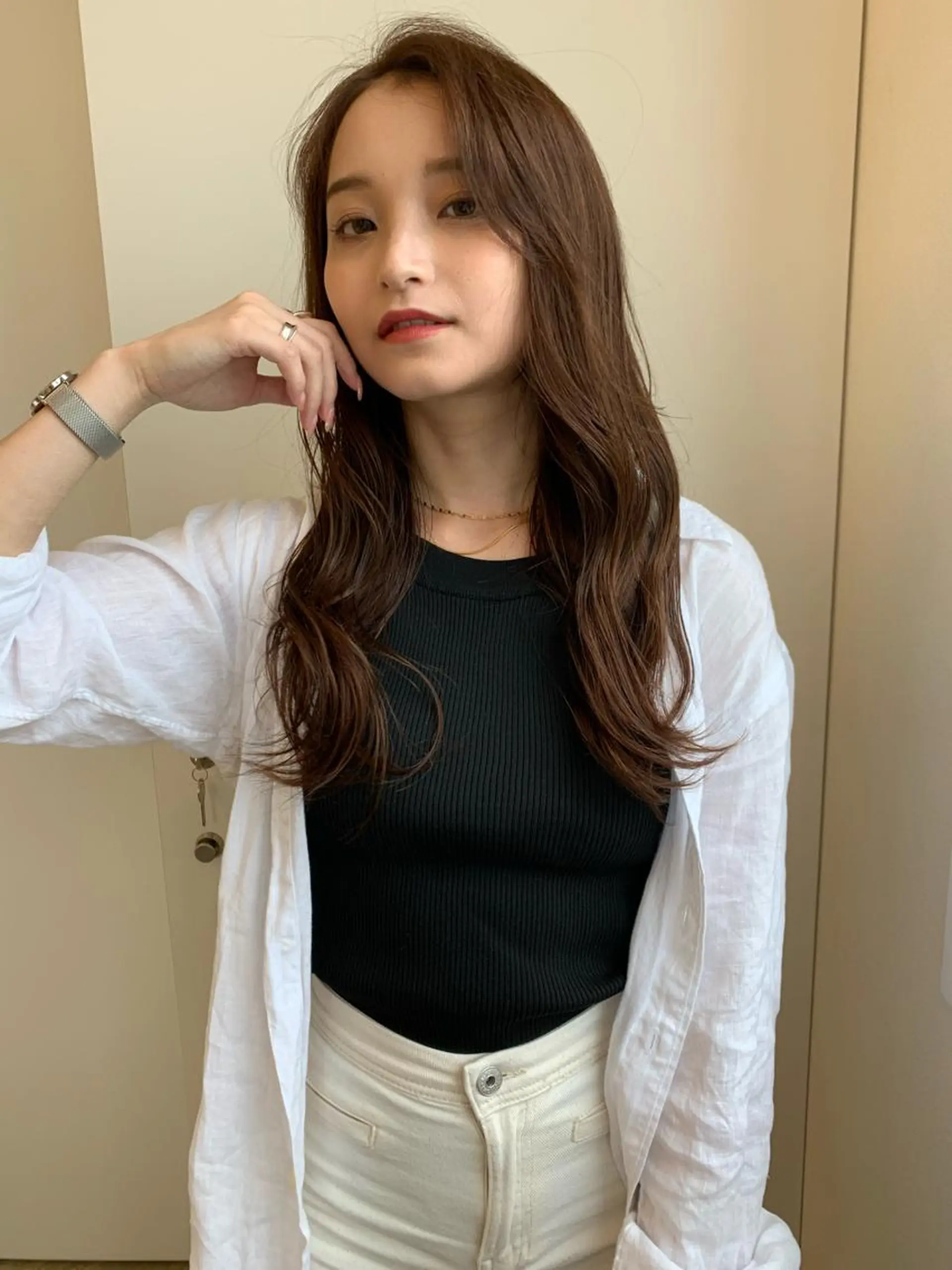 ロング カラー ブラウンカラー ナチュラルブラウン PAIR DAISUKEのヘアスタイル