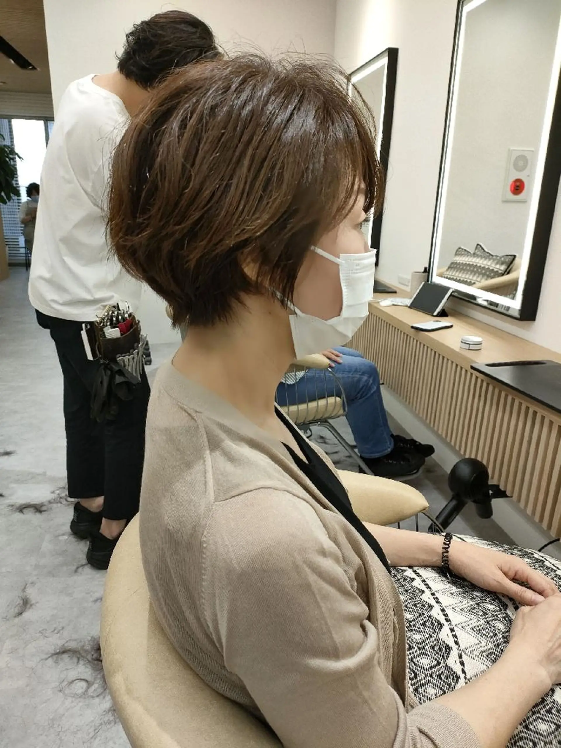 ショート カラー ショートヘア 【似合わせ・レイヤー ・パーマ】海気のヘアスタイル