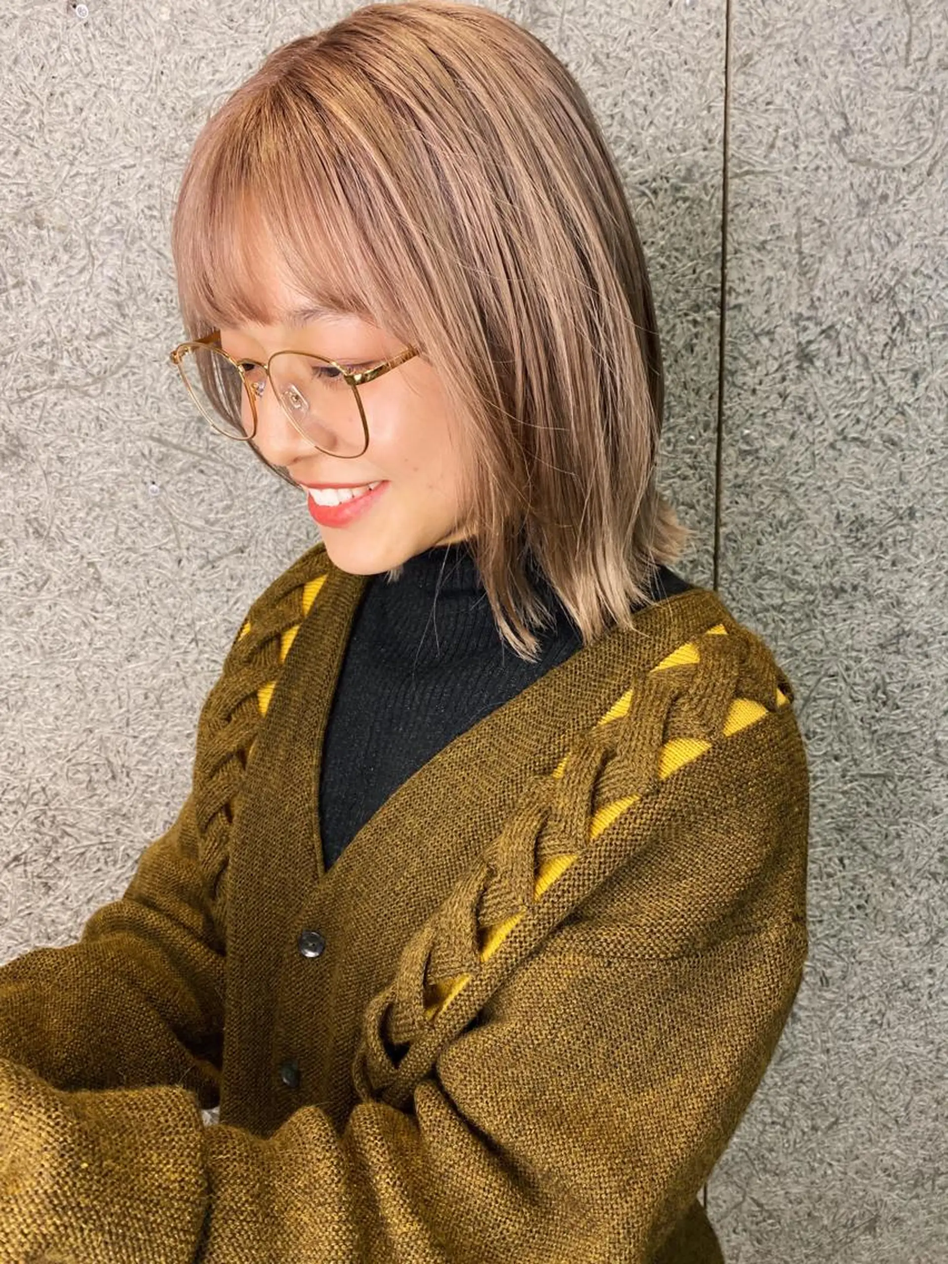 ミディアム ラフパーマ/ボブ/ 似合わせヘア/ショウのヘアスタイル