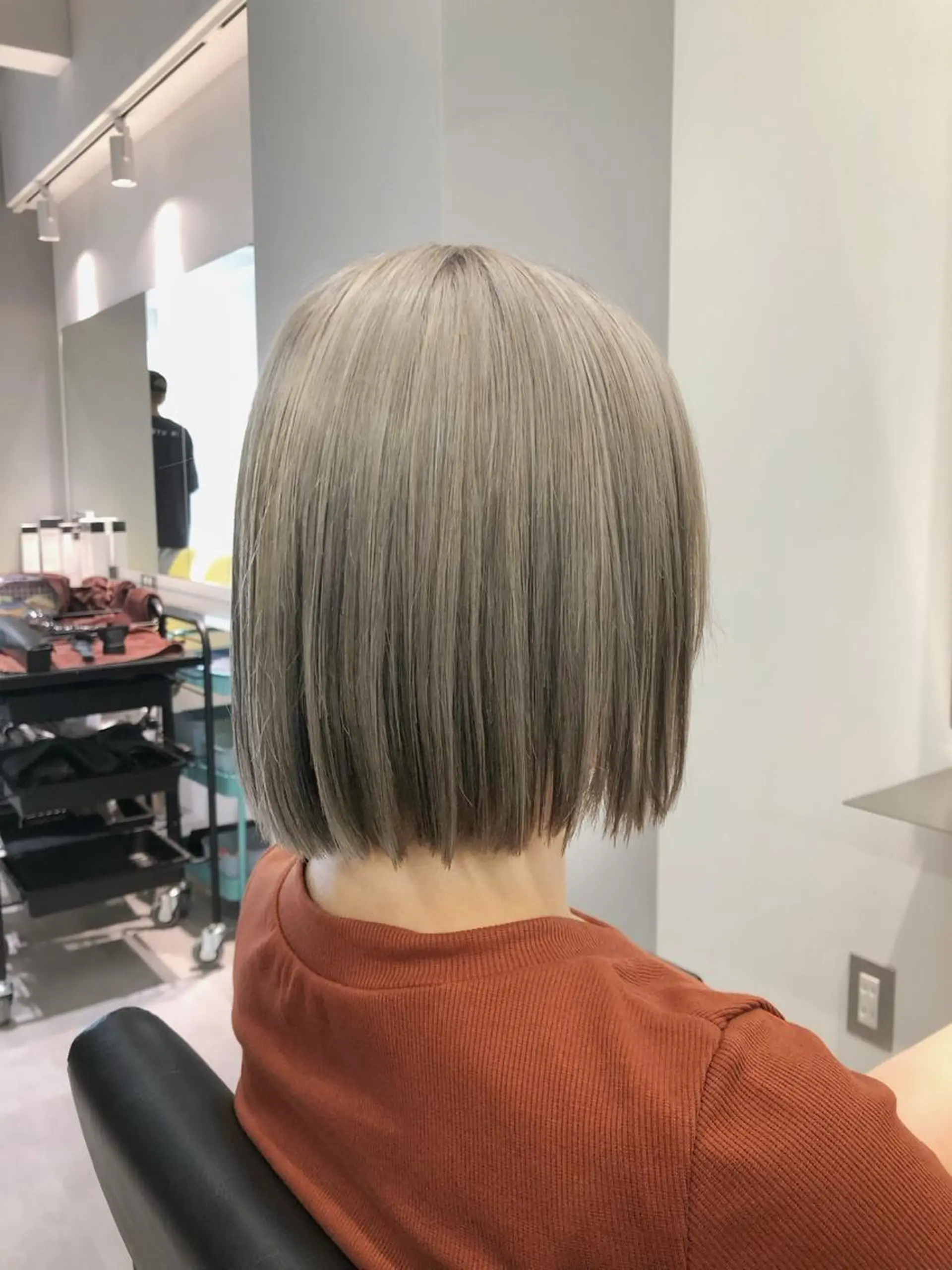 ミディアム カラー ヘアカラー 矢島颯哉/ハイトーン ブリーチカラー💎のヘアスタイル