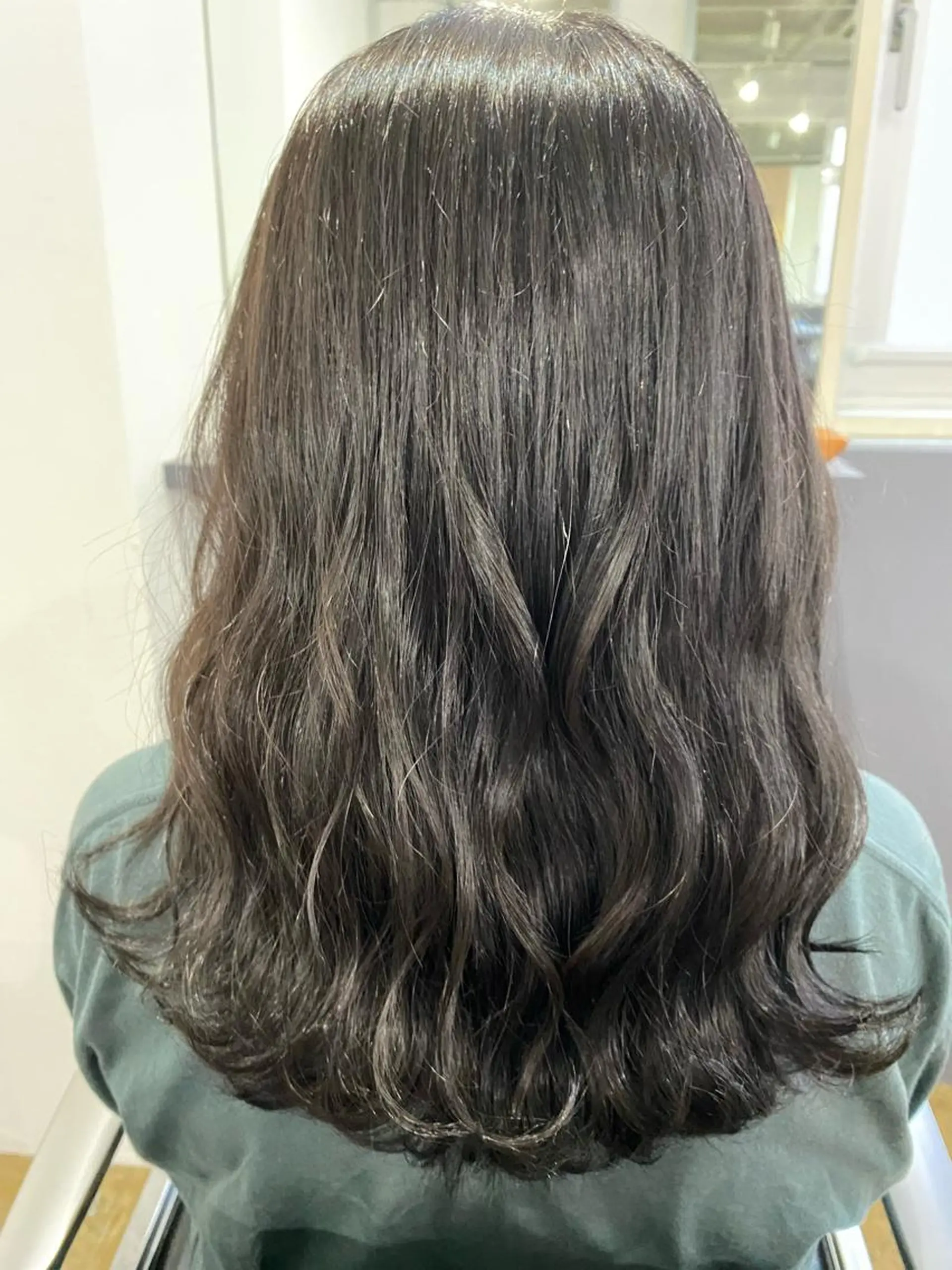 セミロング カラー ヘアアレンジ くせ毛多毛特化 高橋　淳のヘアスタイル