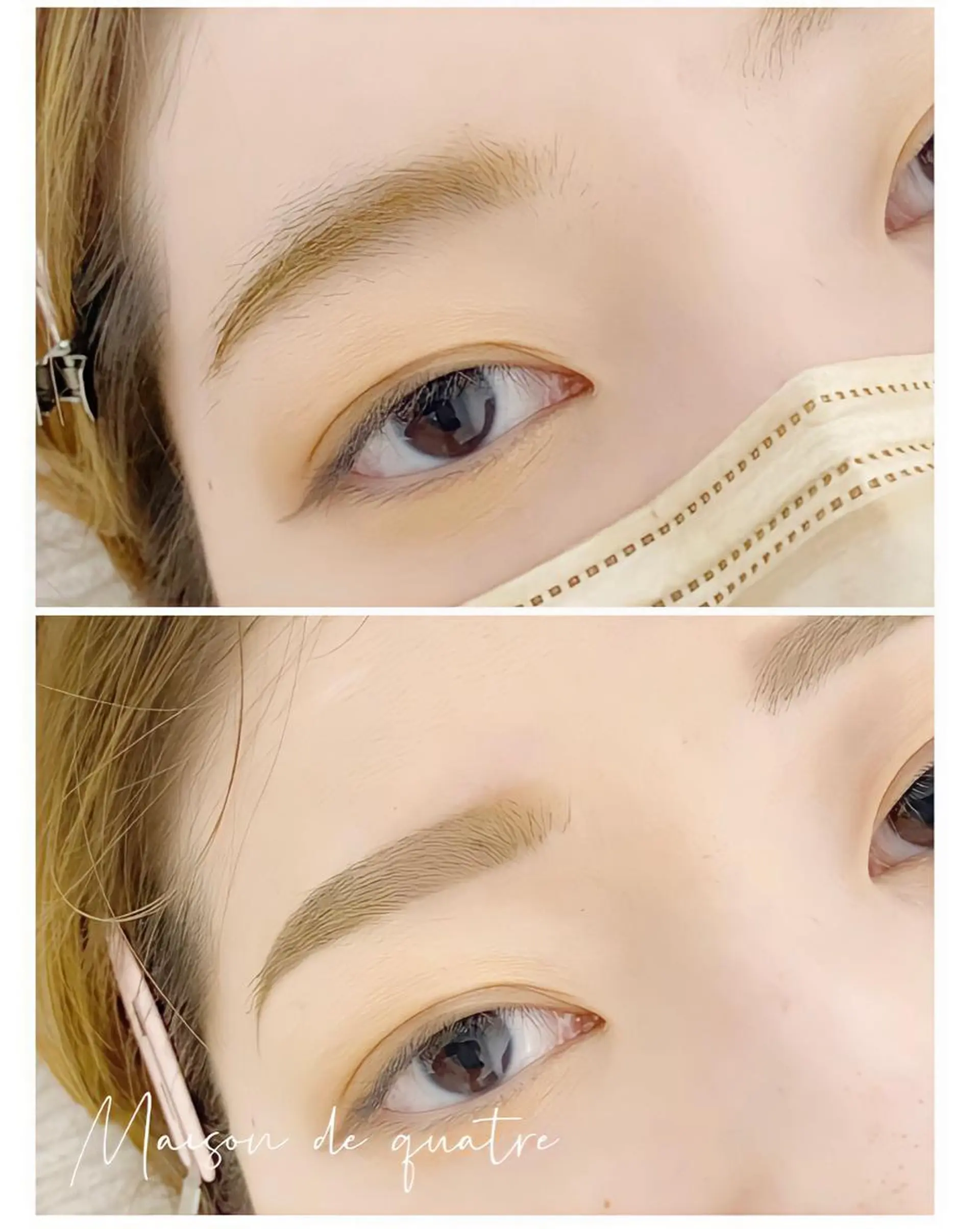 マツエク・マツパ ブラウンラッシュ カラーマツエク フラットラッシュ まつげパーマ ボリュームラッシュ Maison de quatreのマツエク・マツパデザイン