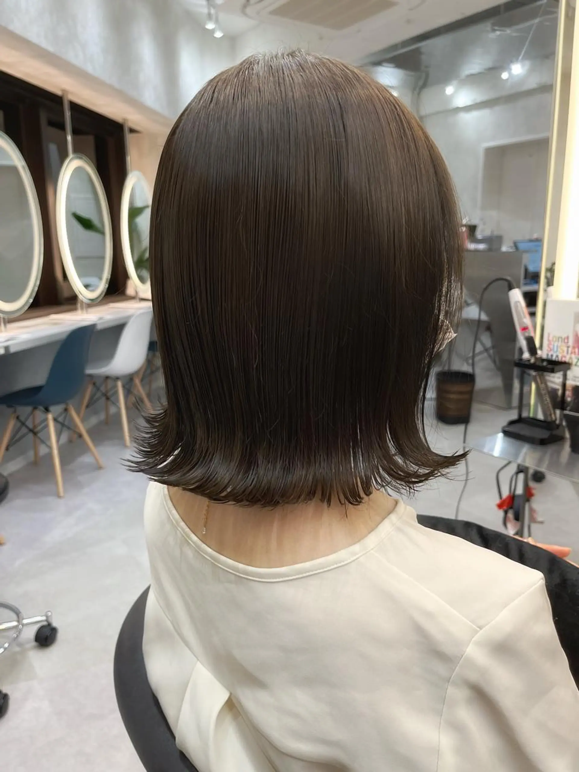 ショート カラー ヘアアレンジ カット トリートメント ヘアセット ボブ｜韓国｜美髪矯正 ｜amika🌙のヘアスタイル