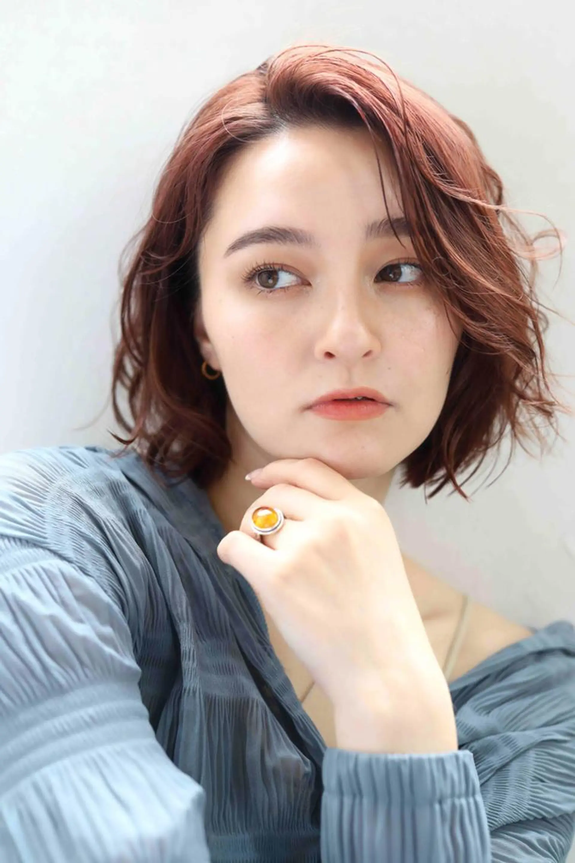 ミディアム カラー ブリーチ ケアブリーチ ダブルカラー イヤリングカラー ハイライトカラー カット ヘアカラー N° il duca 札幌のヘアスタイル
